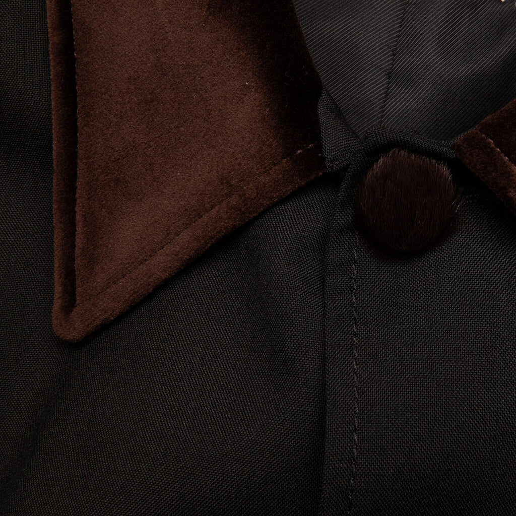 Tropical Wool Jacket - Black - Image 3