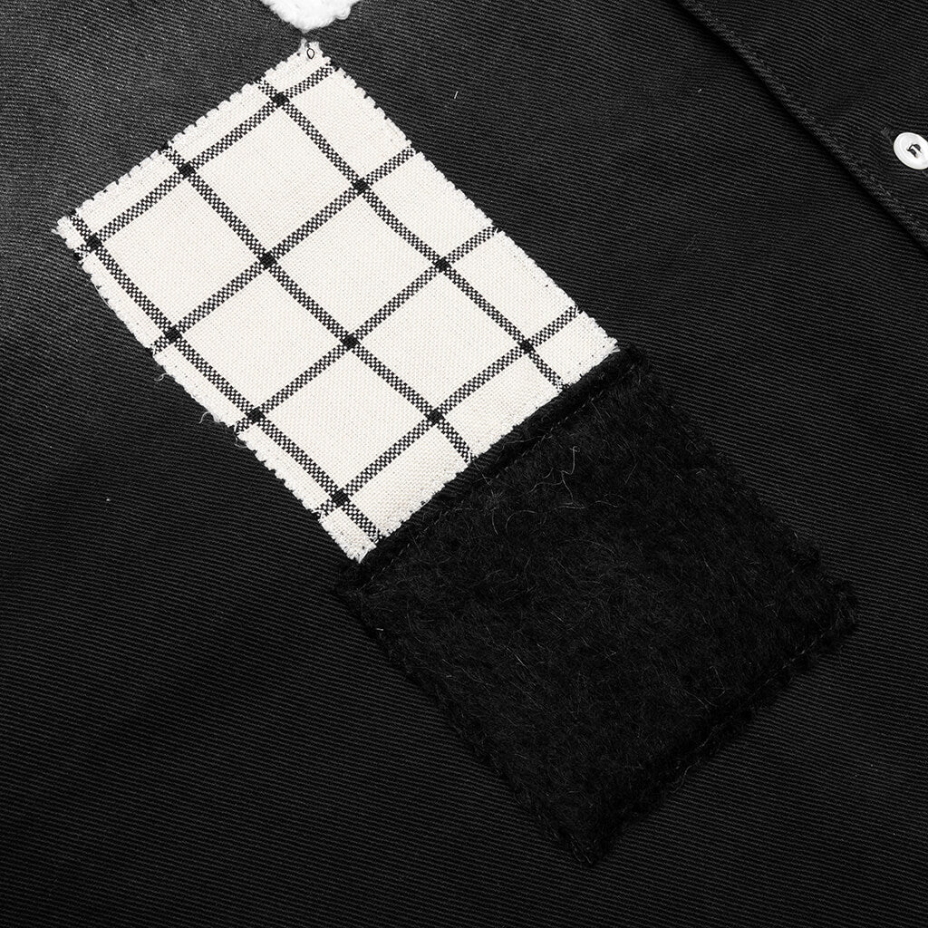 Patchwork Shirt - Black - Image 4