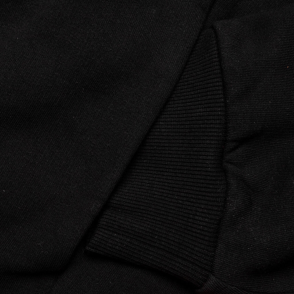 Piggy And Logo Print On Sweatshirt - Black - Image 4