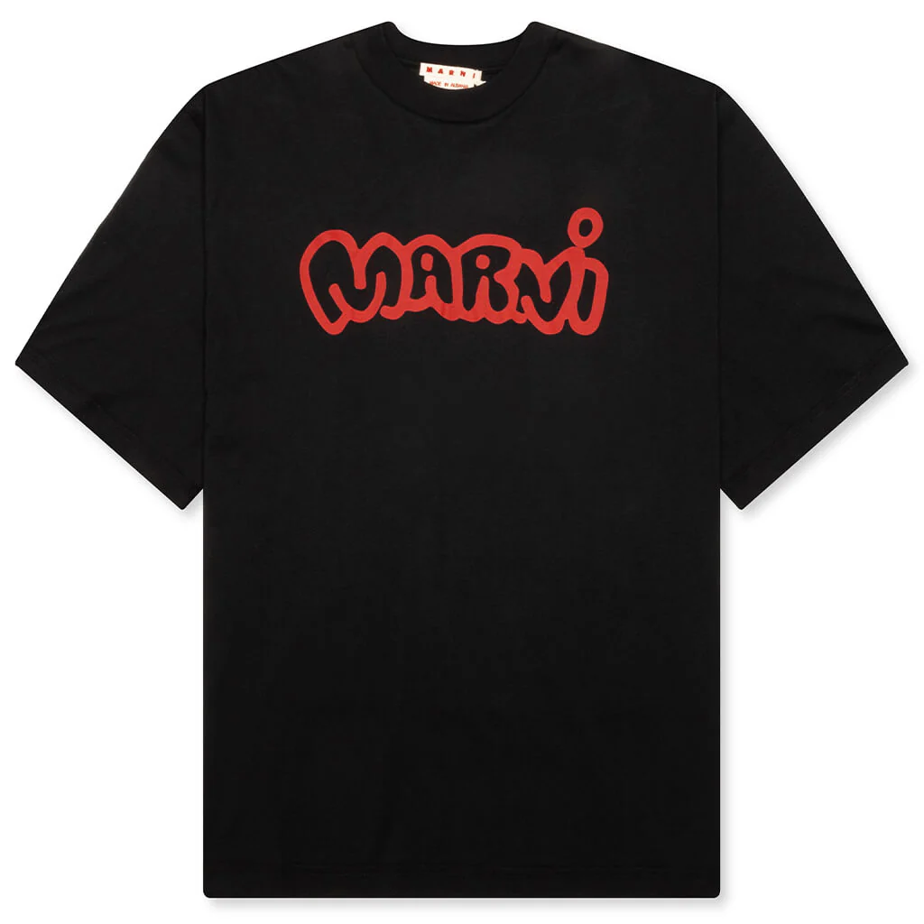 Srayed Logo T-Shirt - Black