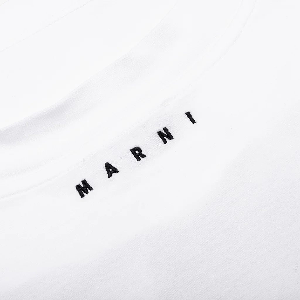 Slogan Print Organic Cotton T-Shirt - Lily White - Image 5