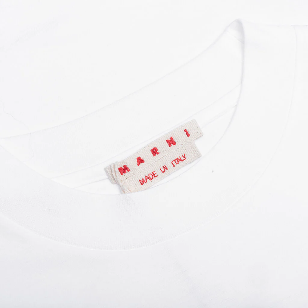 Pop Fields Logo T-Shirt - Lily/White - Image 4