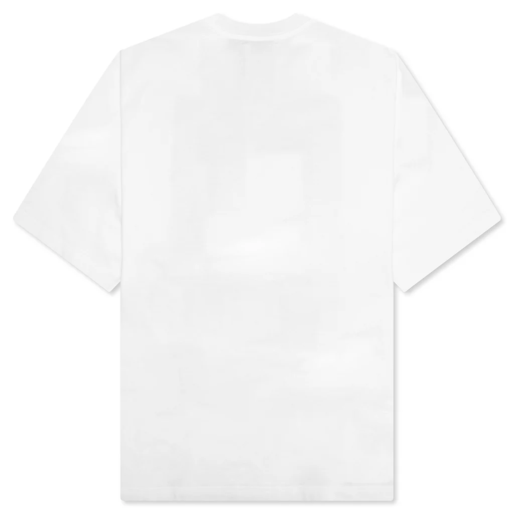 Cotton T-Shirt with Dante Patch - Lily White - Image 2