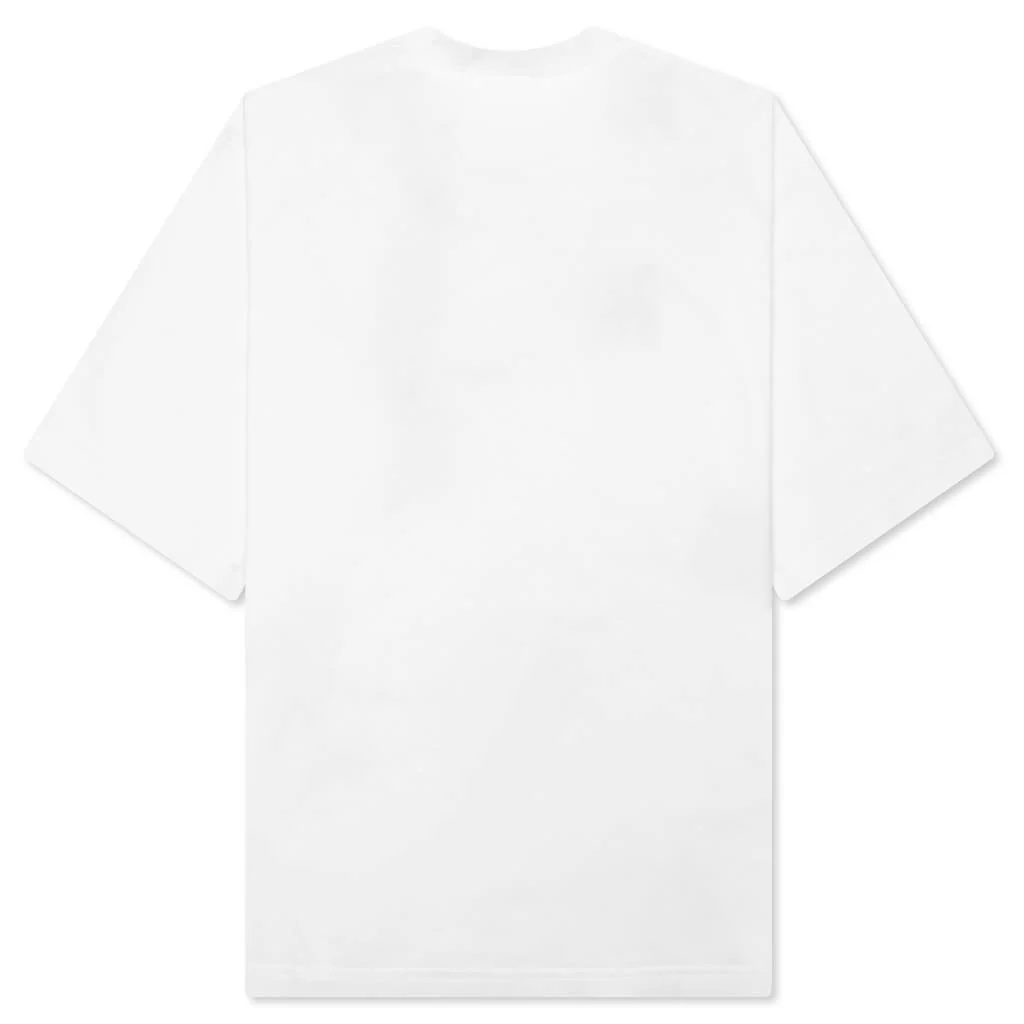 Scribble Logo Cotton T-Shirt - Lily White - Image 2