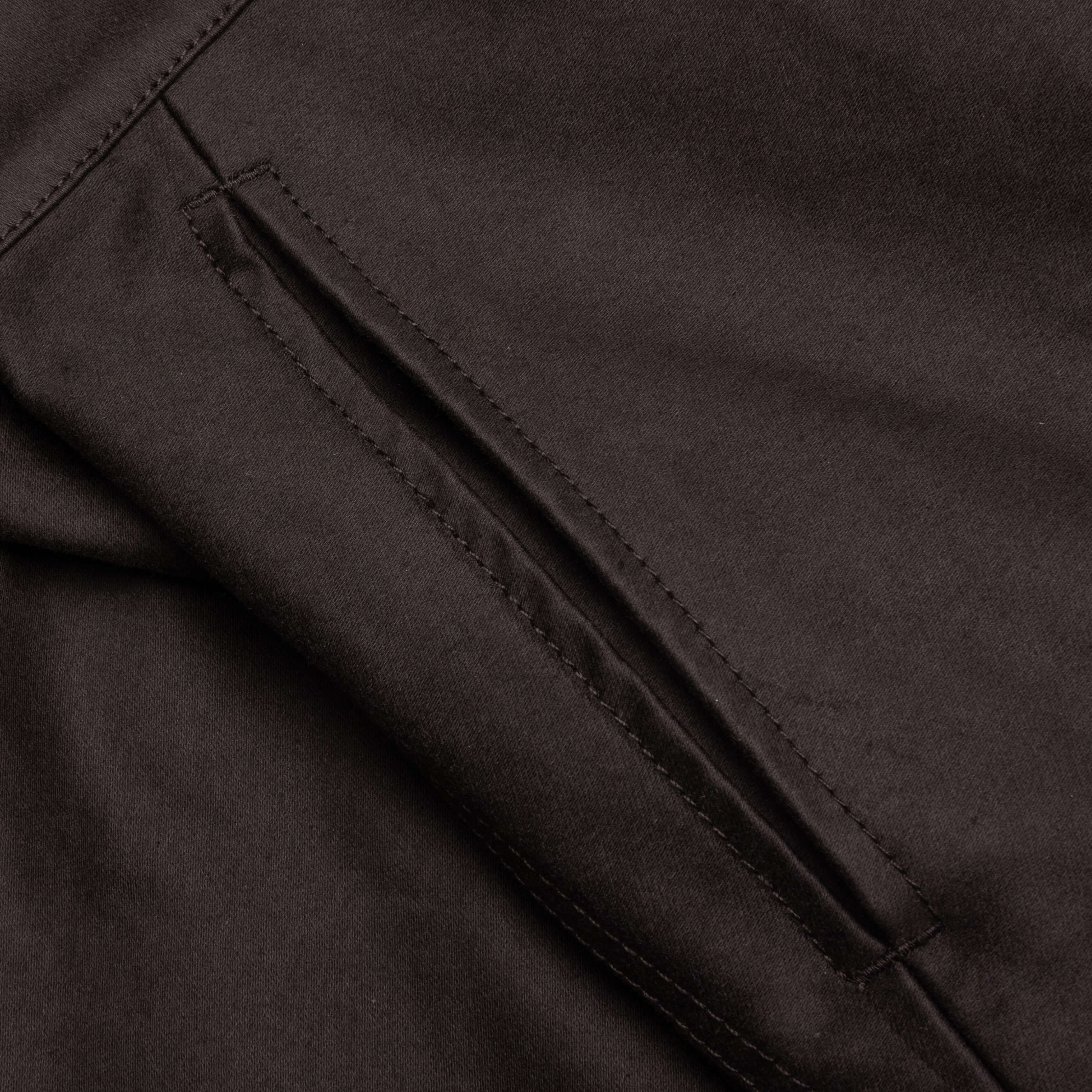 Brown Organic Cotton Cargo Trousers TCY36 - Moca - Image 4