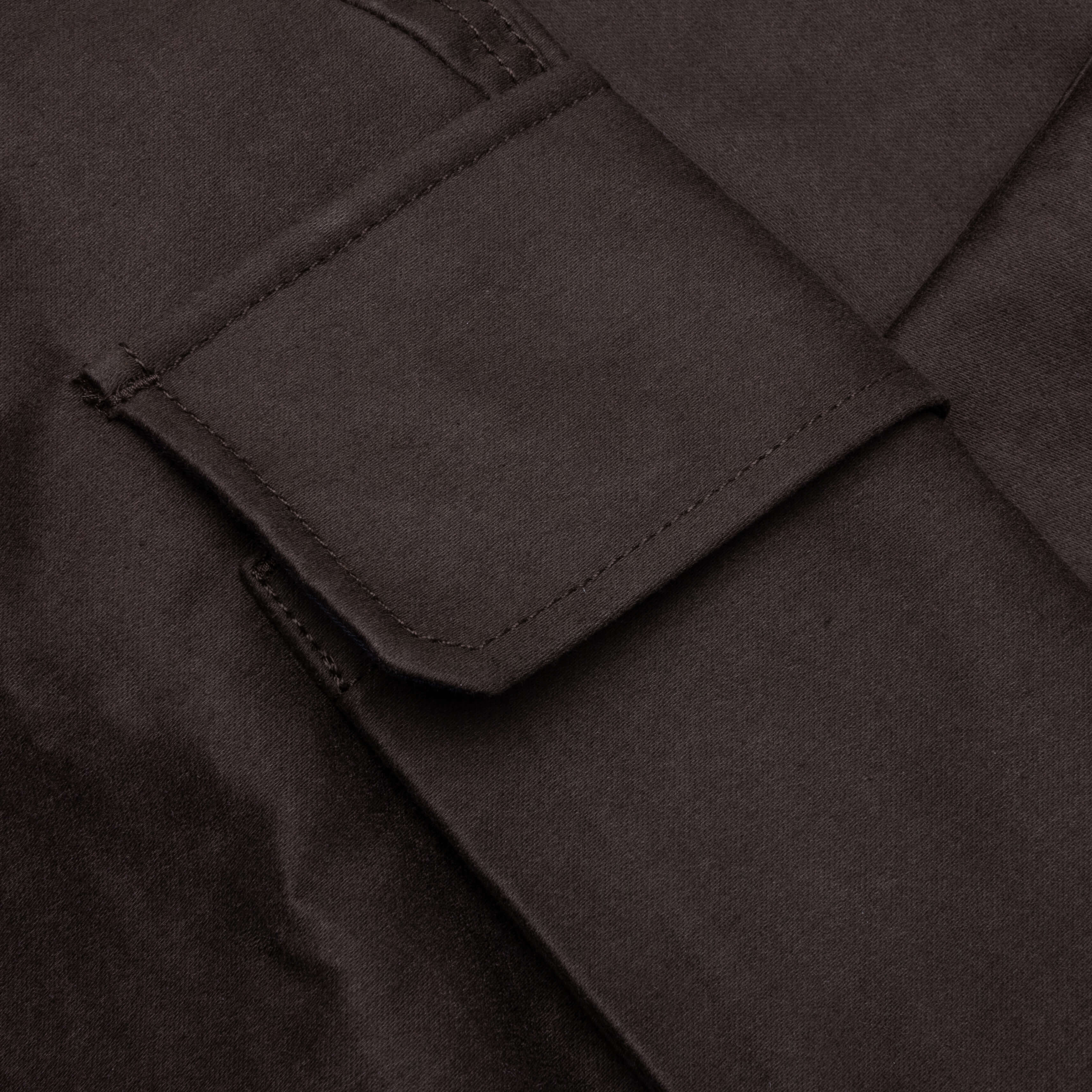 Brown Organic Cotton Cargo Trousers TCY36 - Moca - Image 5