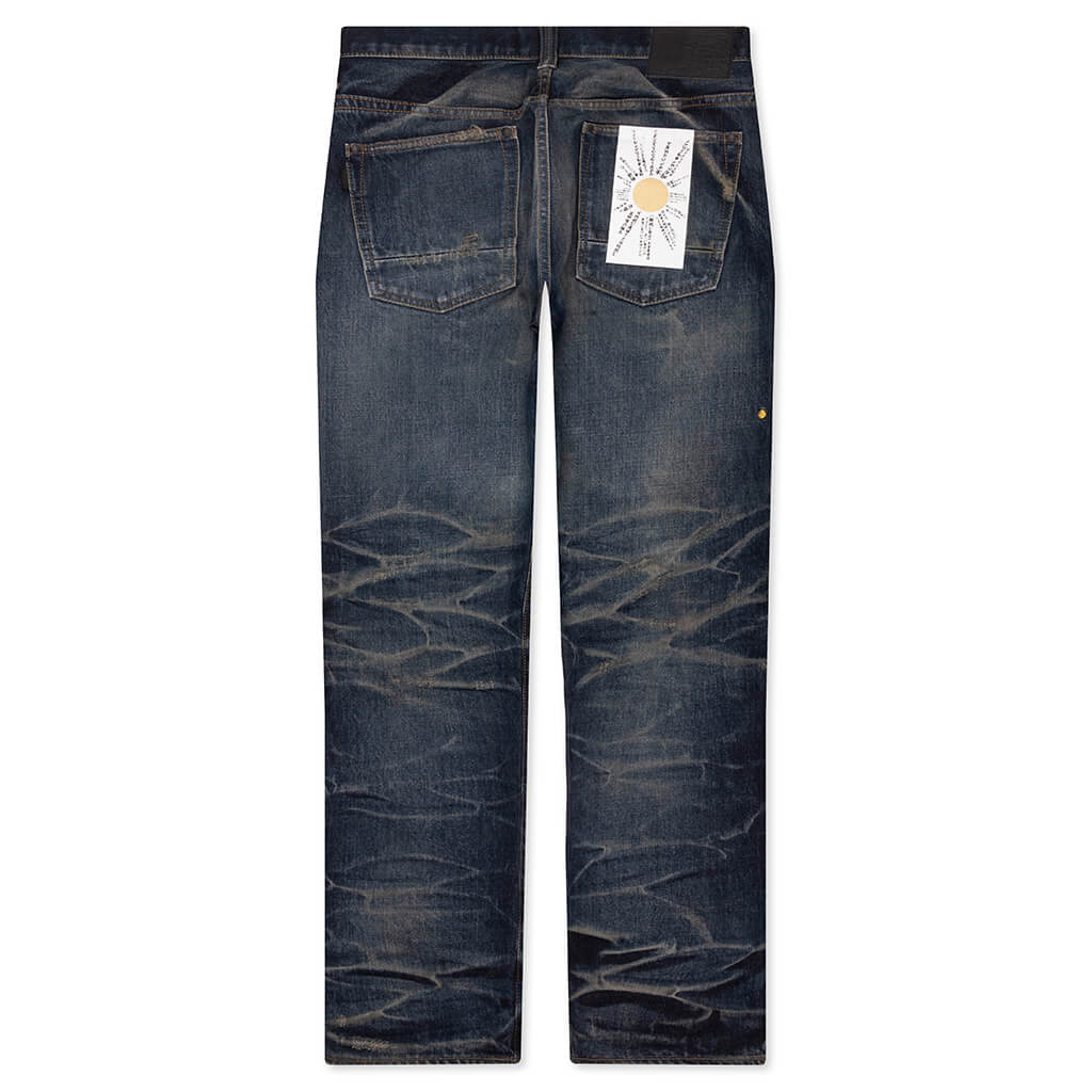 Edo Straight 'Aza' Repaired - Mid Blue - Image 2