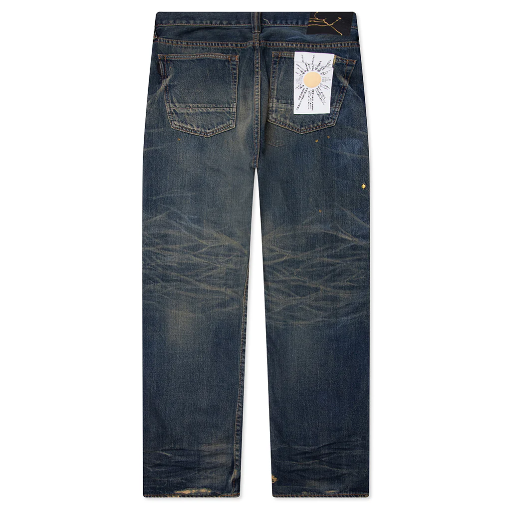 Showa Relaxed Jean - Dirty Gold Repair - Image 2