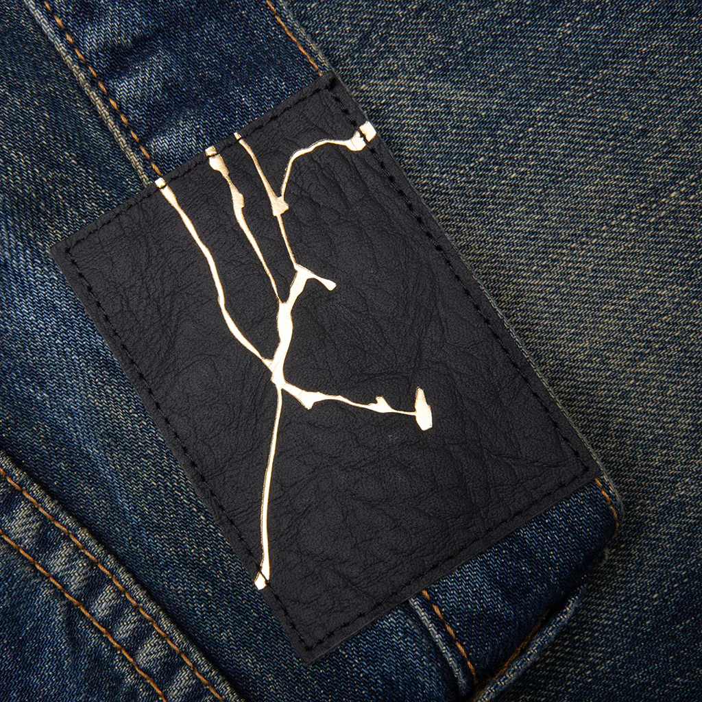Showa Relaxed Jean - Dirty Gold Repair - Image 5