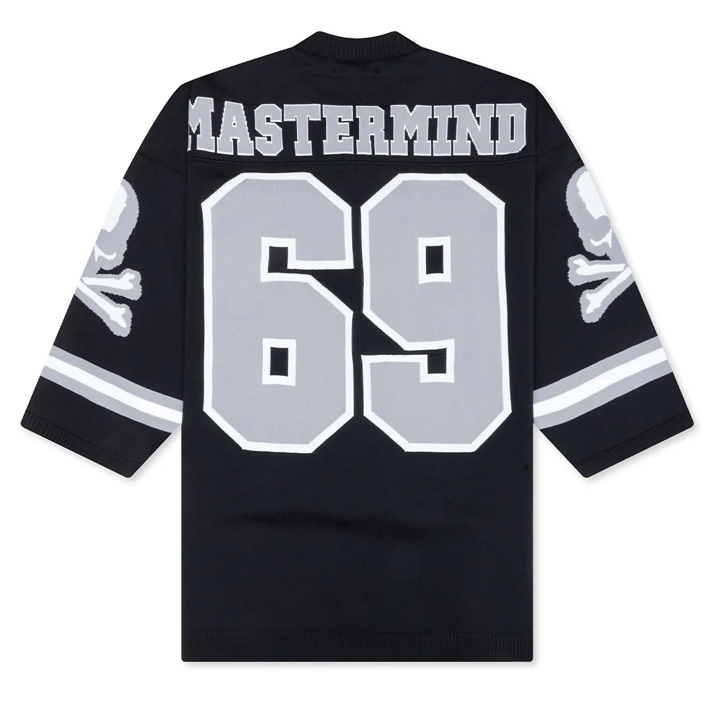 Football Sweater Jersey - Black - Image 2