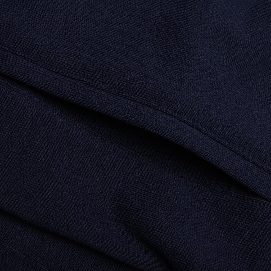Logo and Skull Hoodie - Navy - Image 4