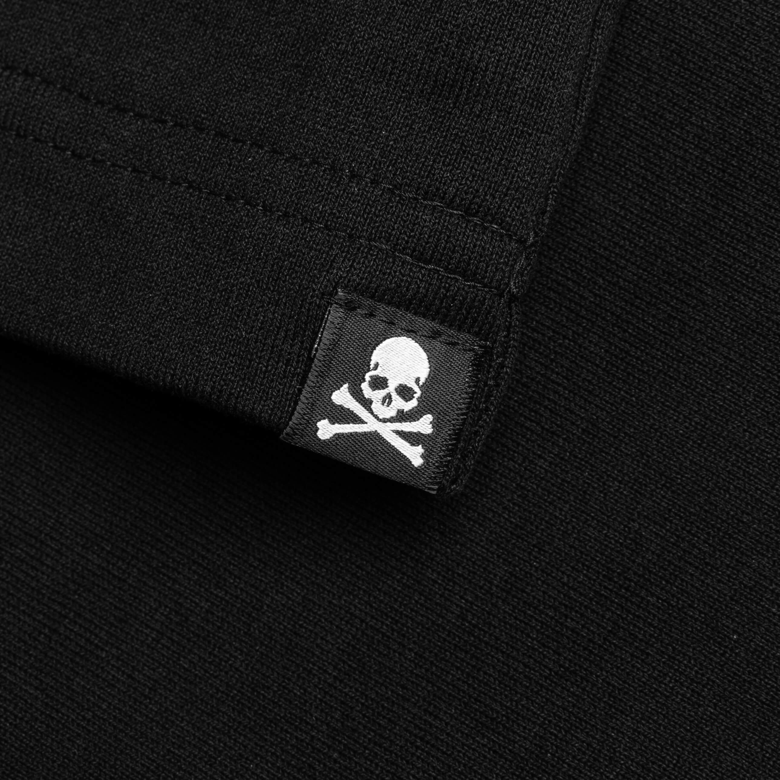 Boxy Logo Knit T-Shirt - Black - Image 4