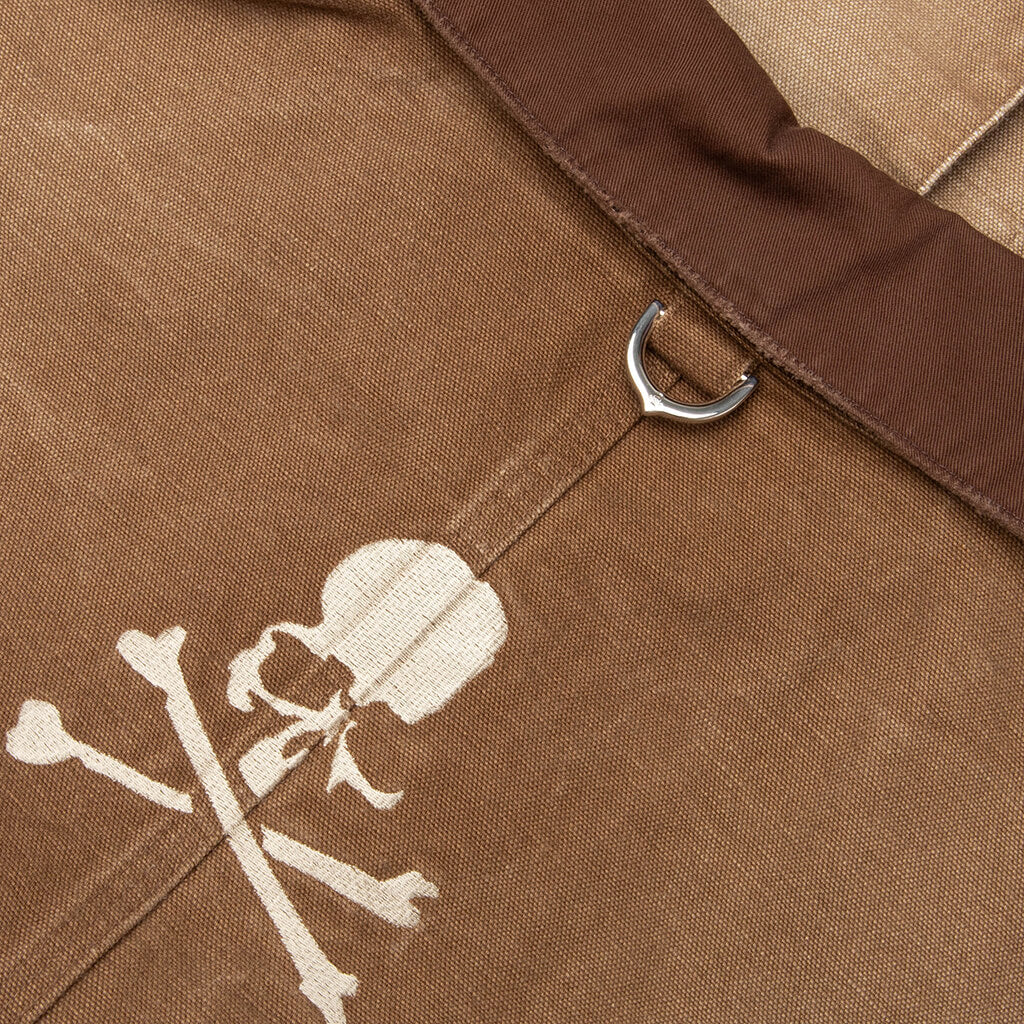 Utility Denim Jacket - Dark Brown - Image 5