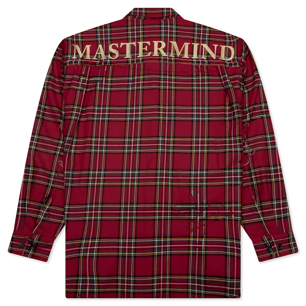Plaid Shirt - Red - Image 2