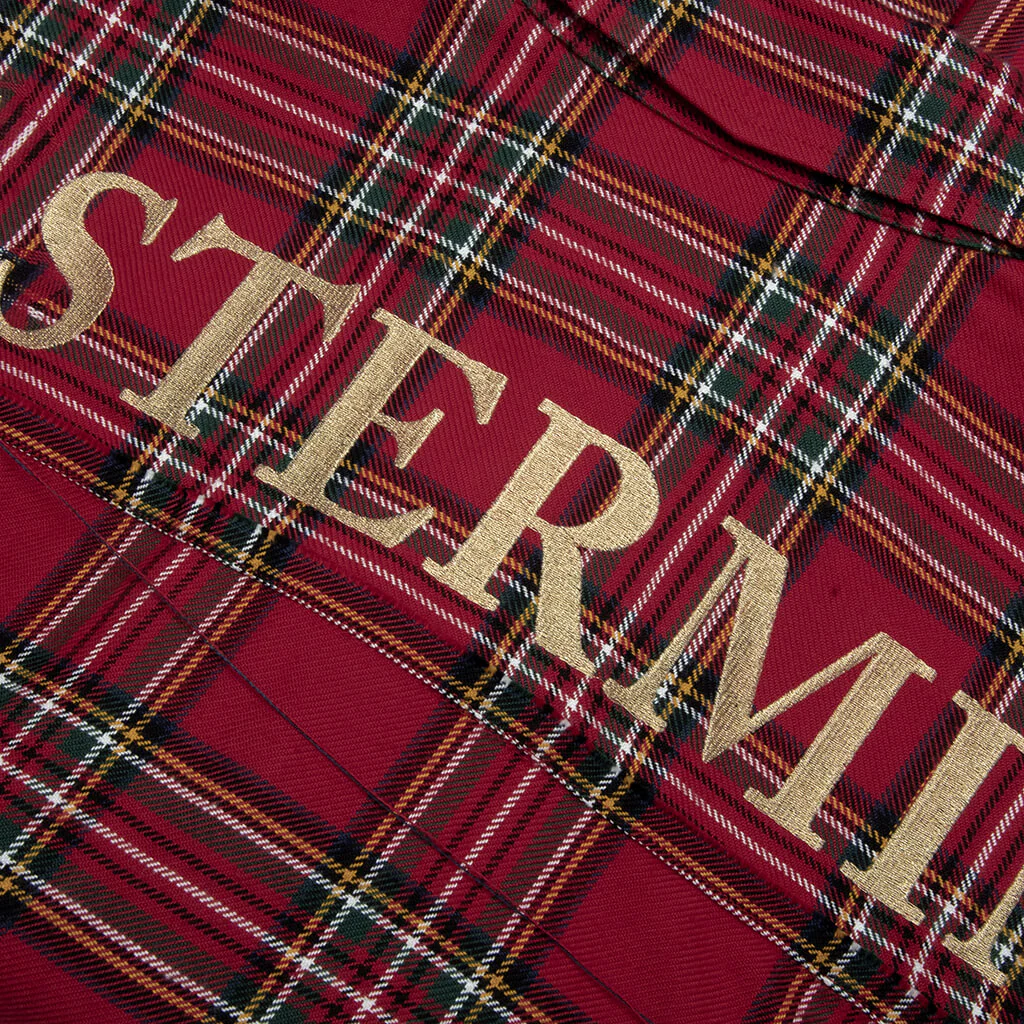 Plaid Shirt - Red - Image 4