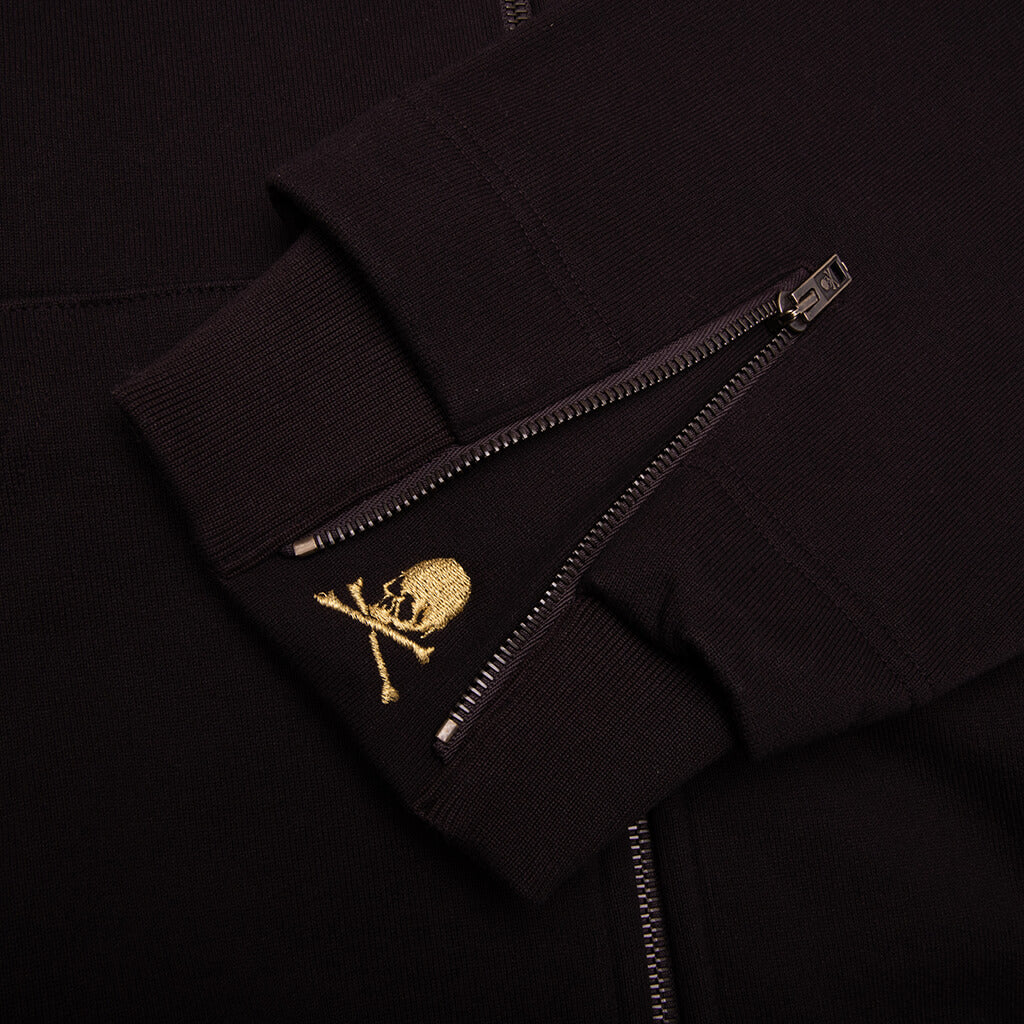 Zip Up Hoodie - Brown - Image 3