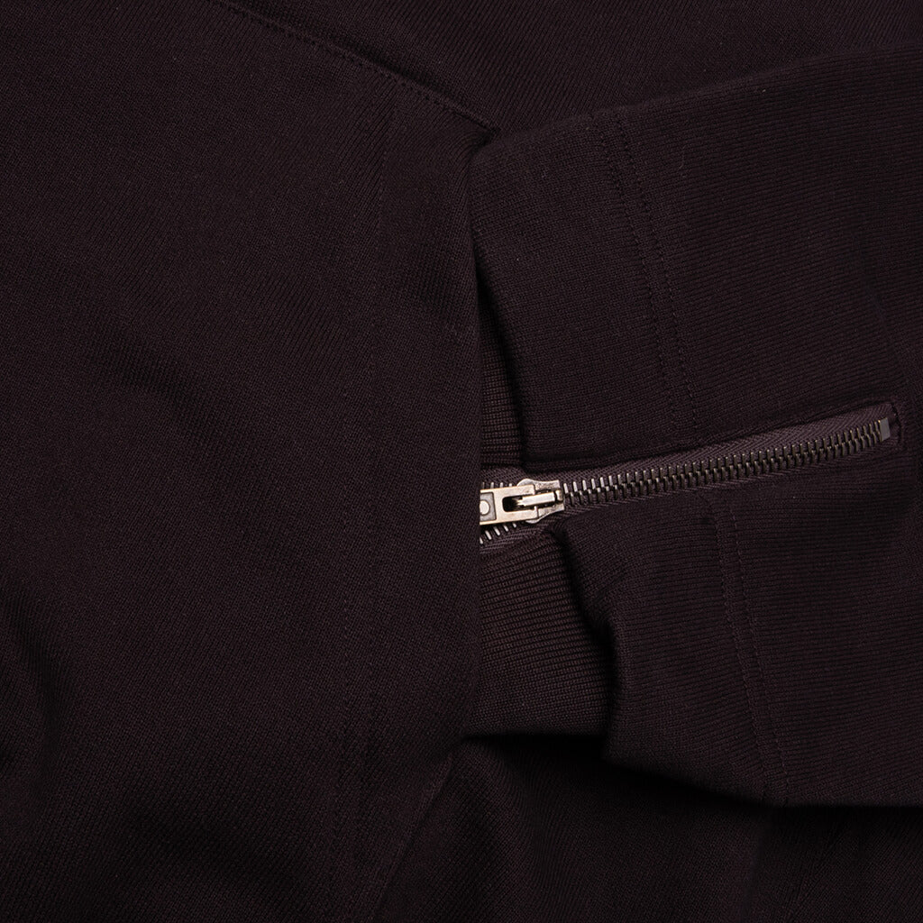 Zip Up Hoodie - Brown - Image 4