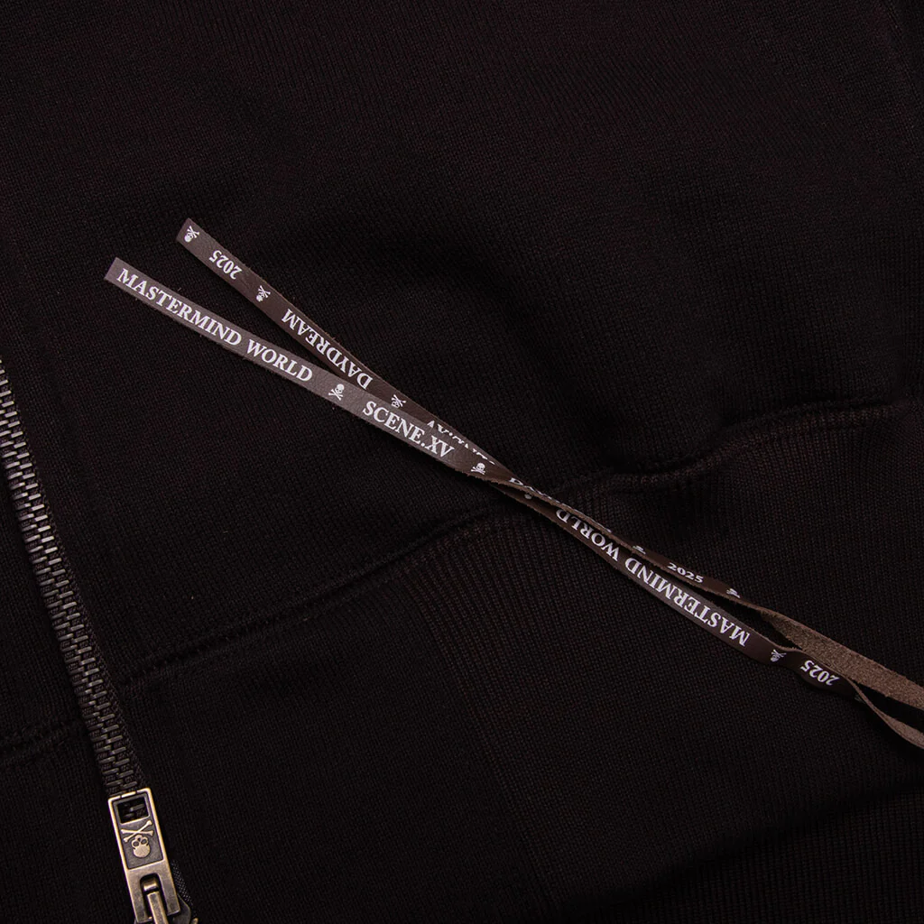 Zip Up Hoodie - Brown - Image 6