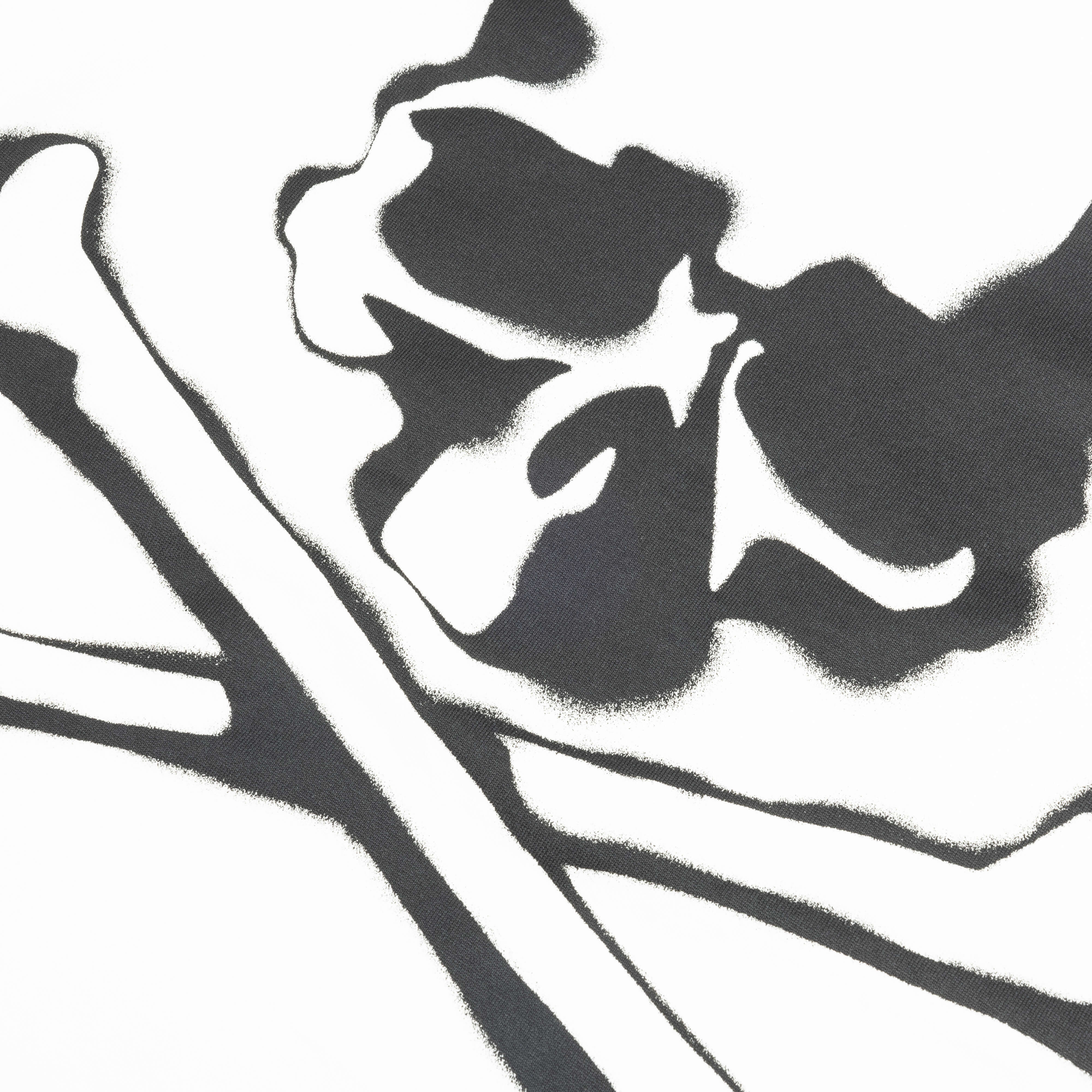 Spray Paint Knit T-Shirt - White - Image 5