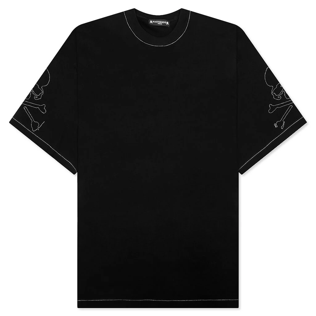 Oversized Ballchain Tee - Black/Silver