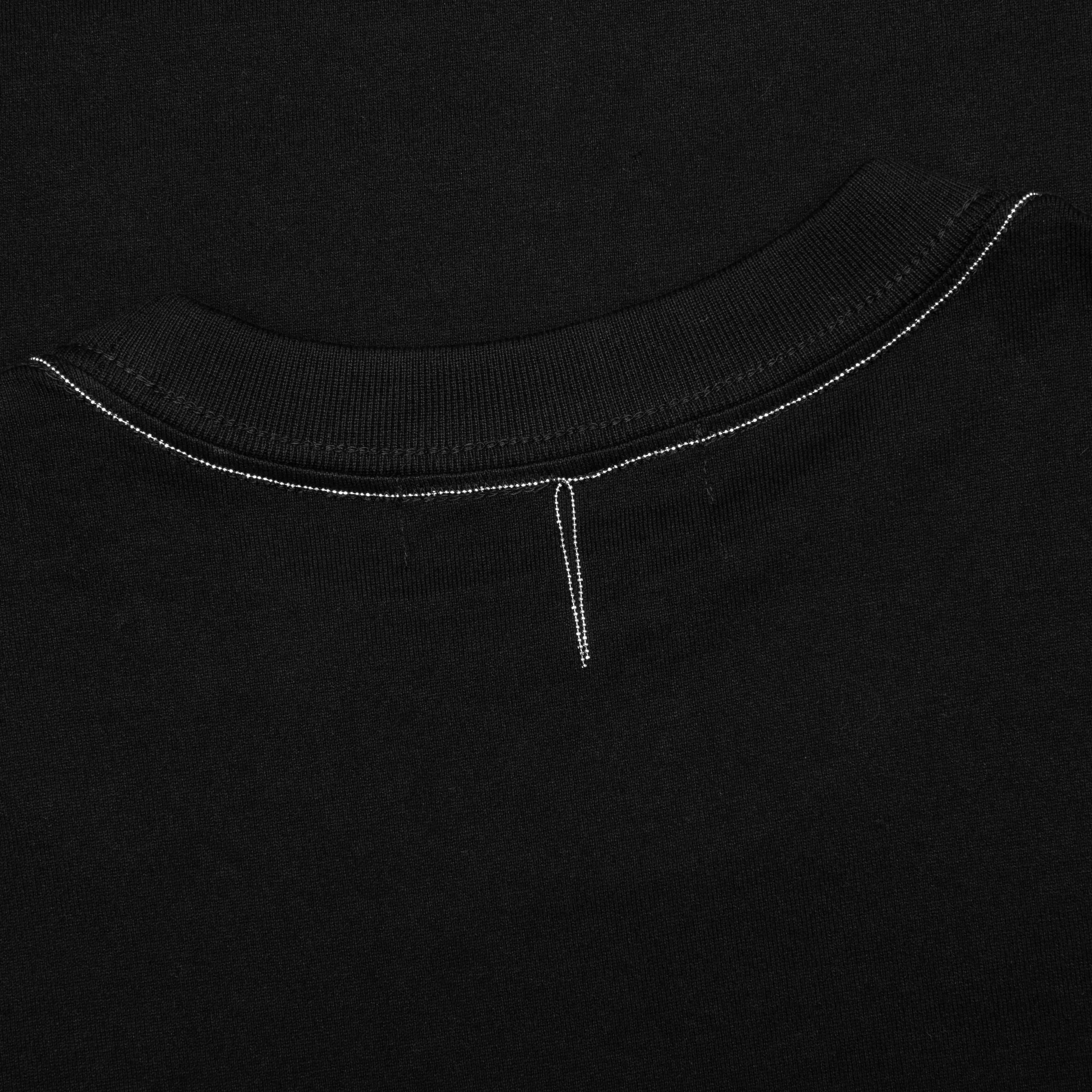 Oversized Ballchain Tee - Black/Silver - Image 5