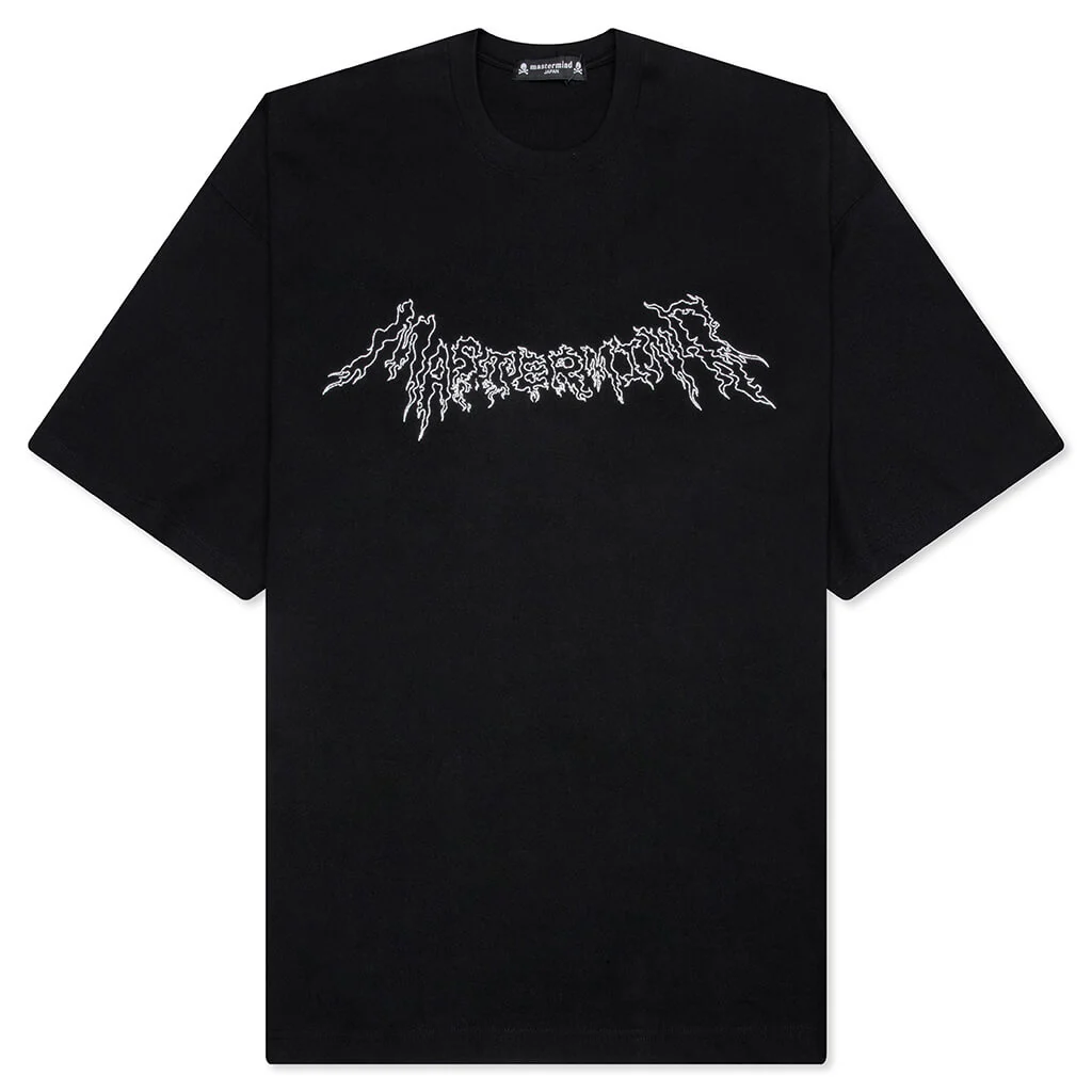 O.Glassbeaded S/S Tee - Black