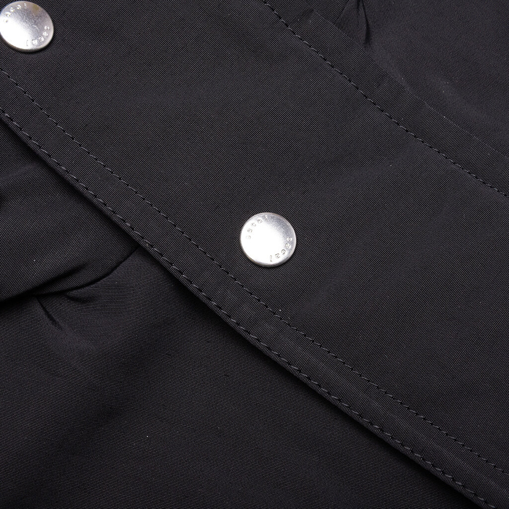 Matte Taffeta Reversible Blouson - Black - Image 4