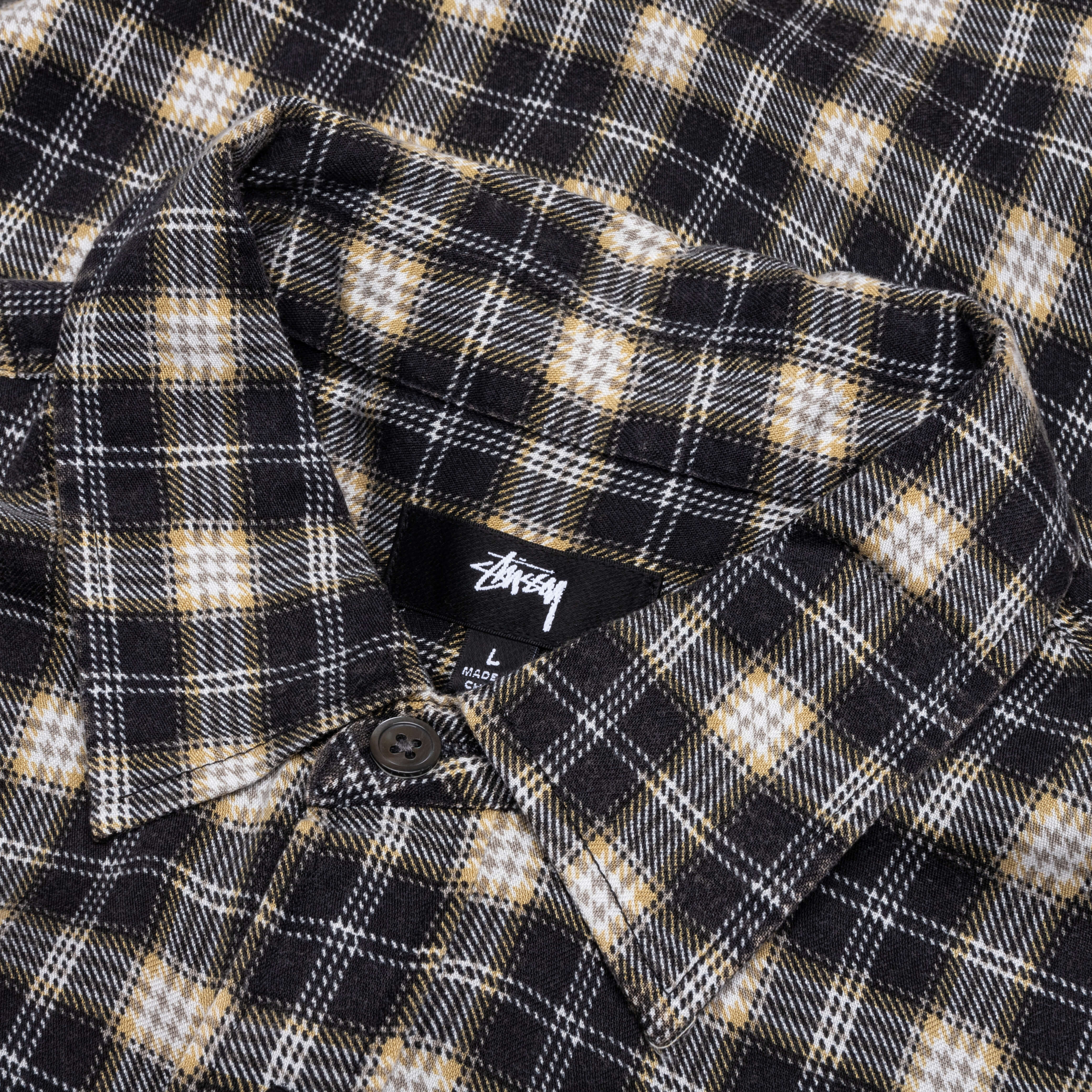 Matthew Plaid Shirt - Black - Image 3