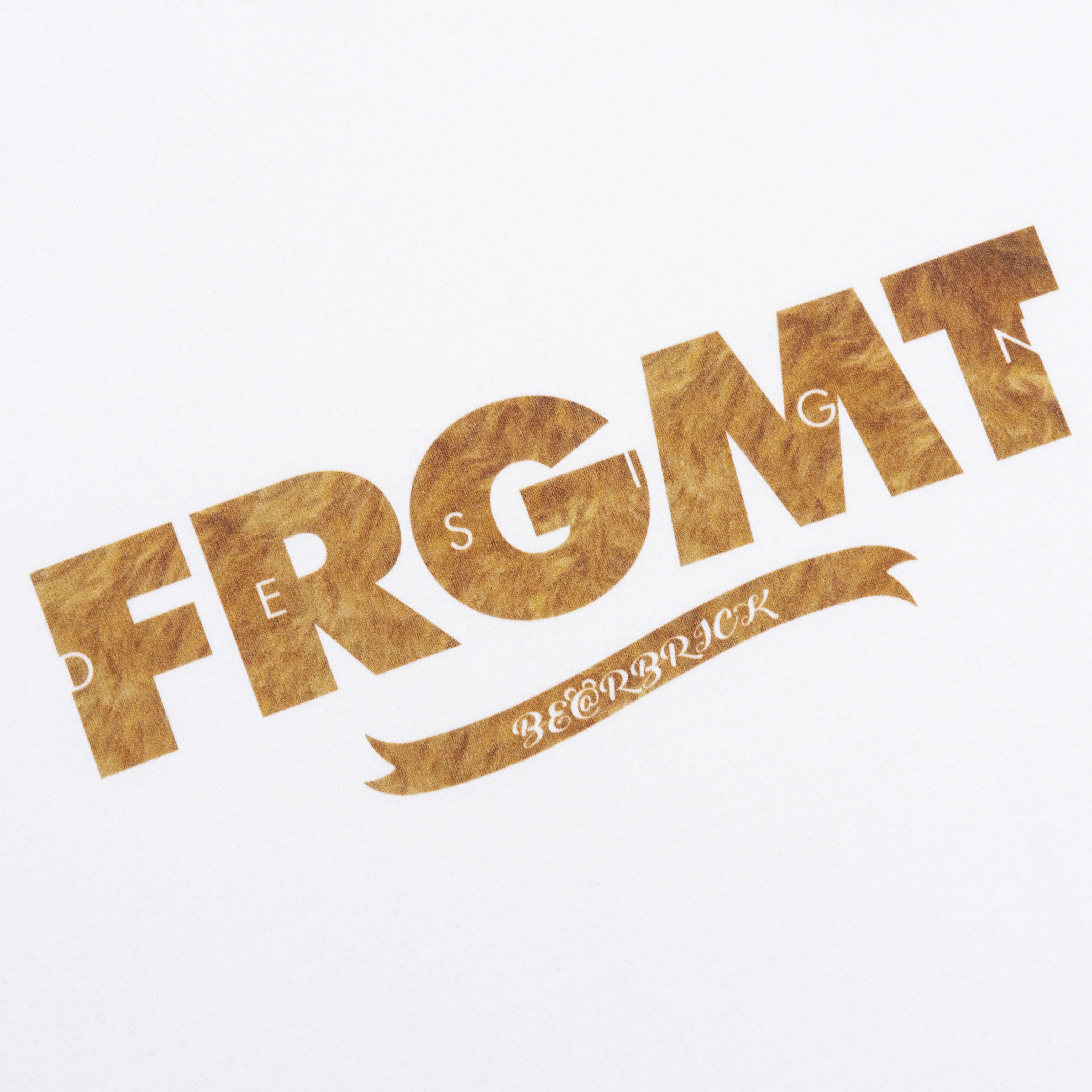 Medicom Toy x fragment design Fur Logo BE@RTEE - White - Image 3