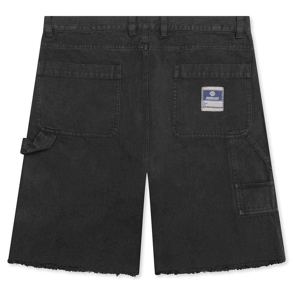 Cut Off Carpenter Short - Black - Image 2