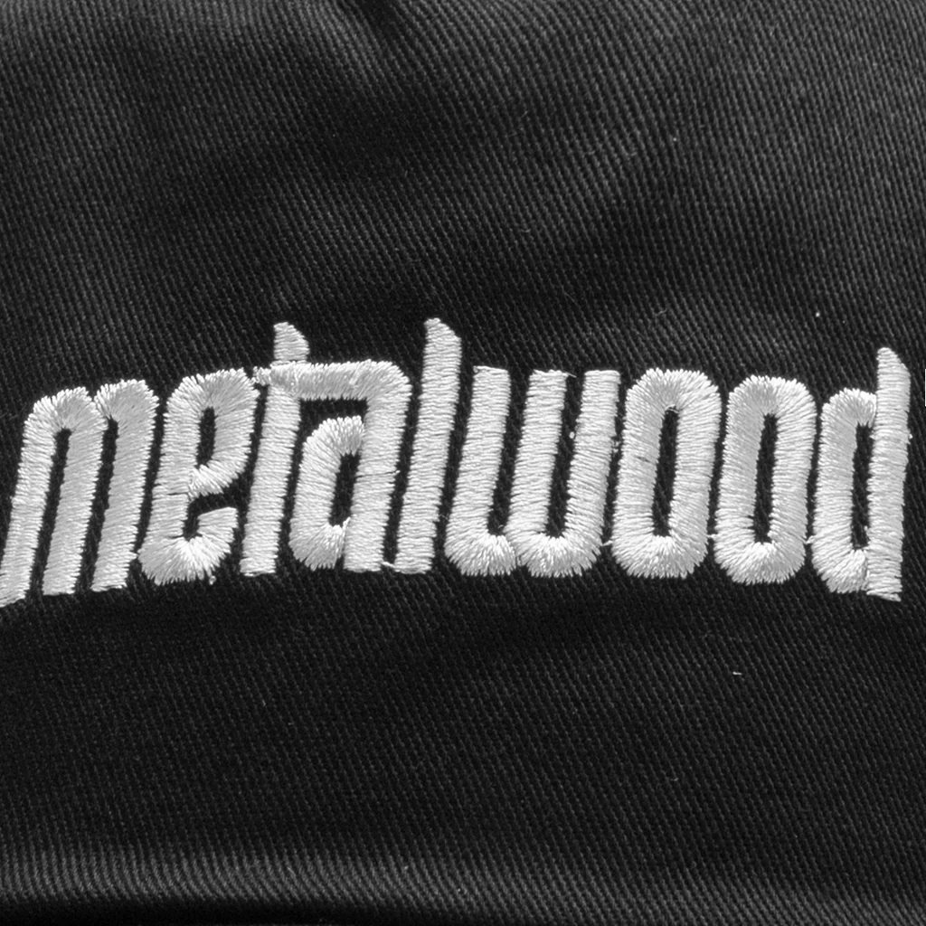 Metal Logo 5-Panel Hat - Black - Image 2