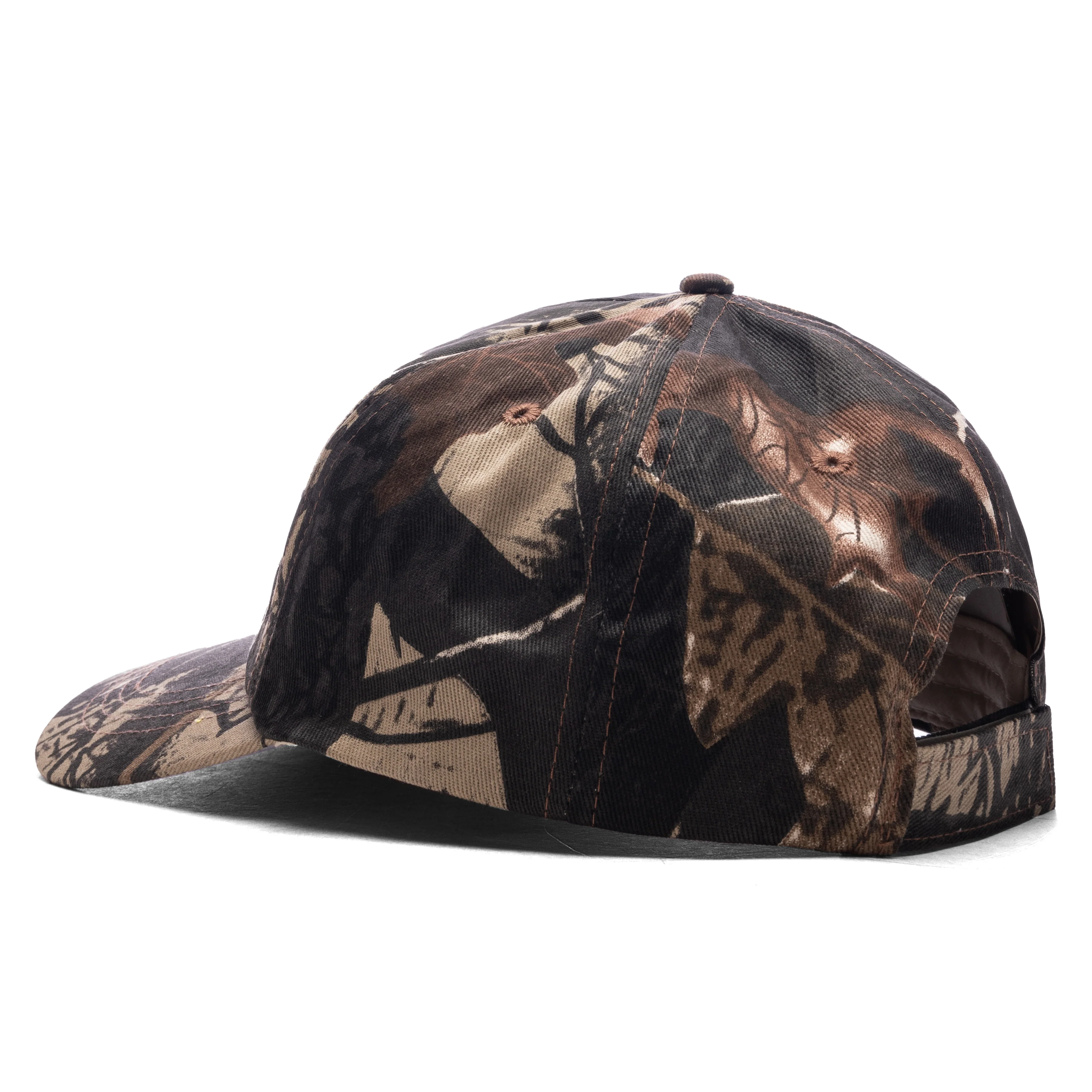 Metal Logo 5-Panel Hat - Real Leaf Camo - Image 4