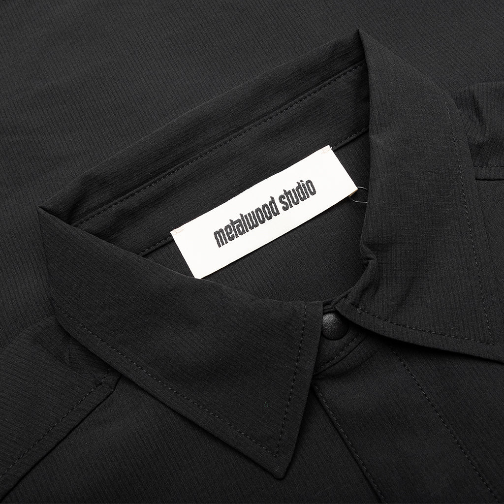 Ripstop Overshirt - Black - Image 3