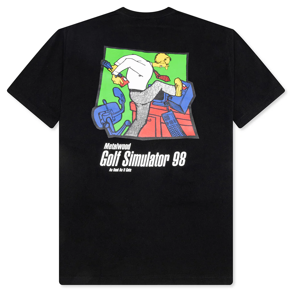 Simulator 98 T-Shirt - Black - Image 2