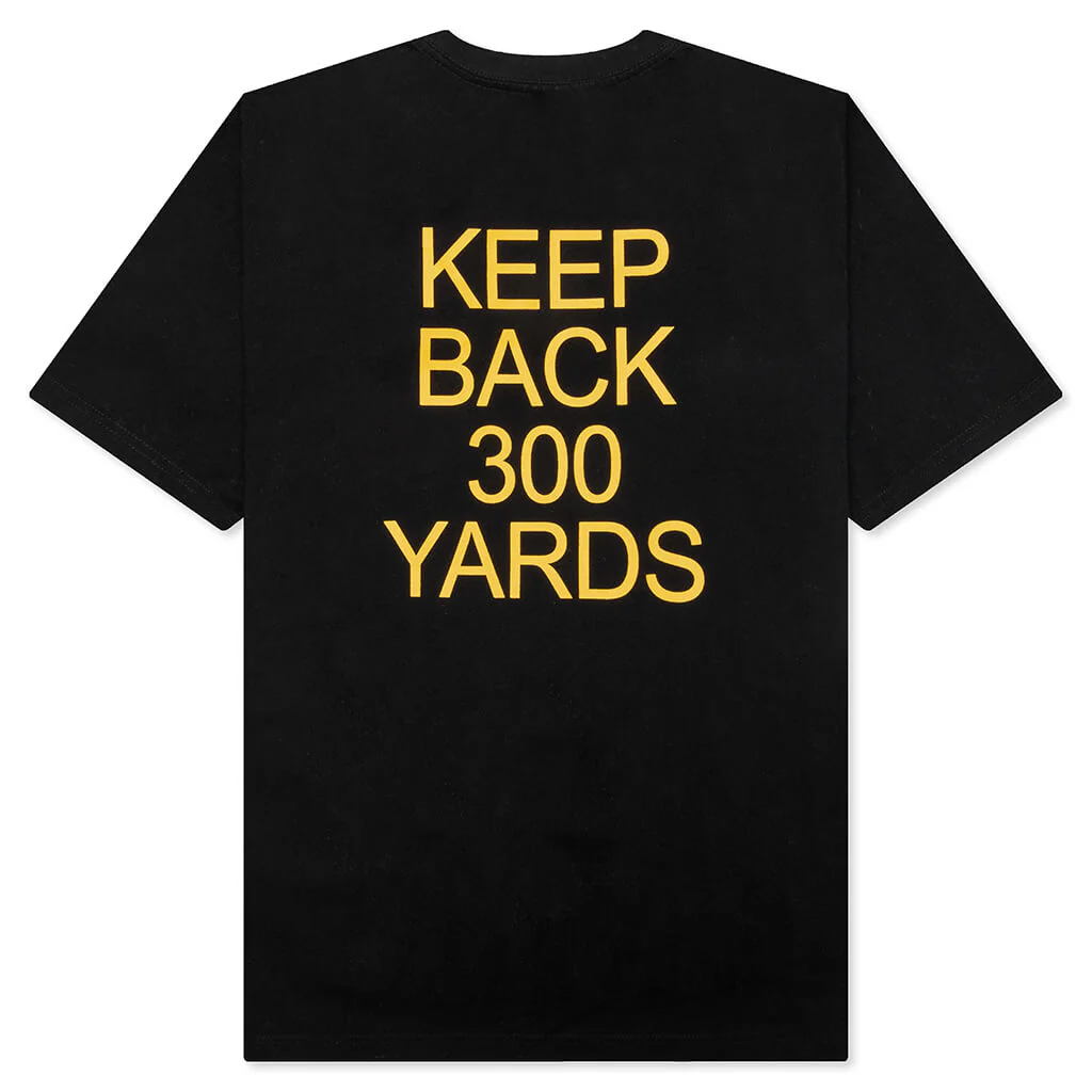 300 Yards T-Shirt - Overdyed Black - Image 2