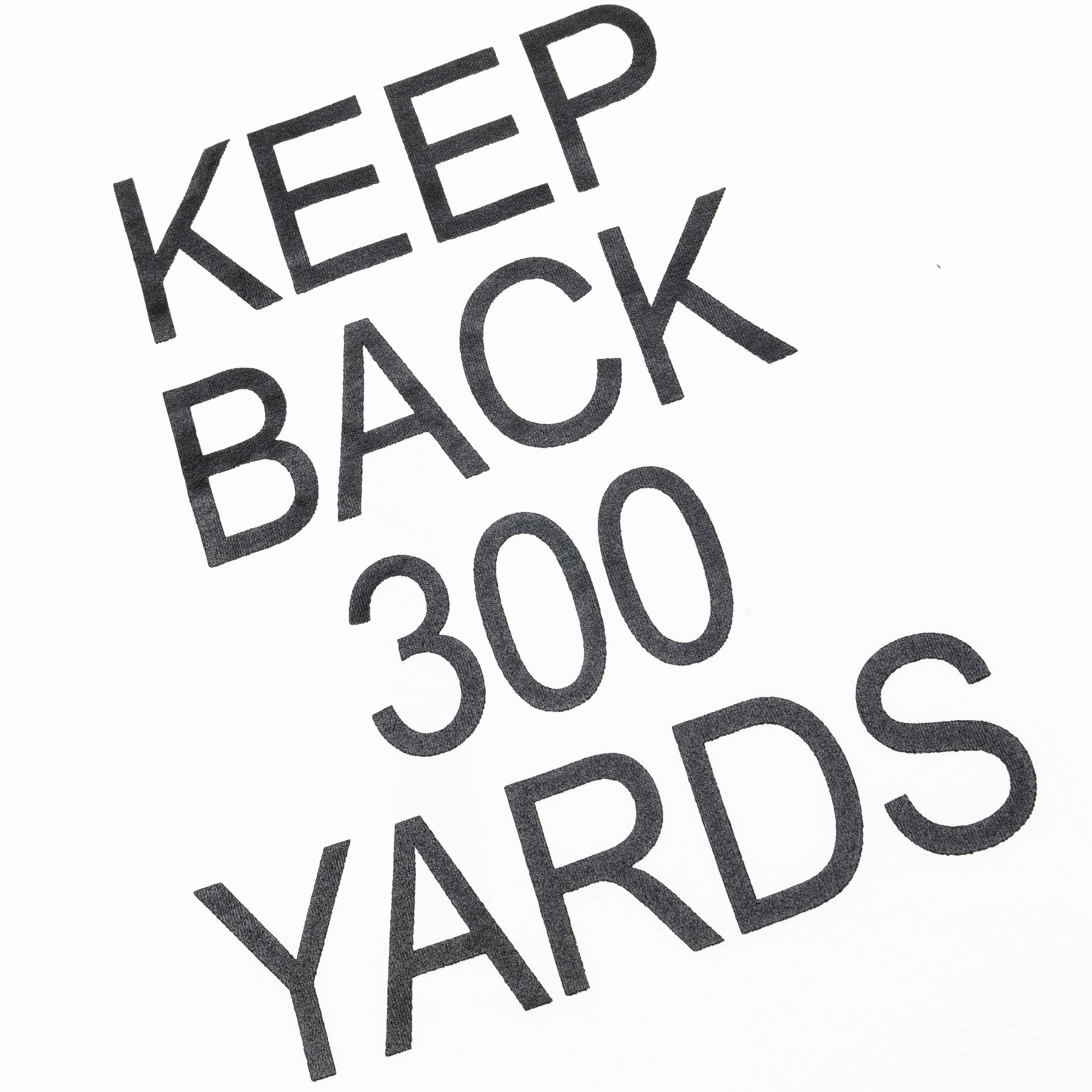 300 Yards T-Shirt - White - Image 5