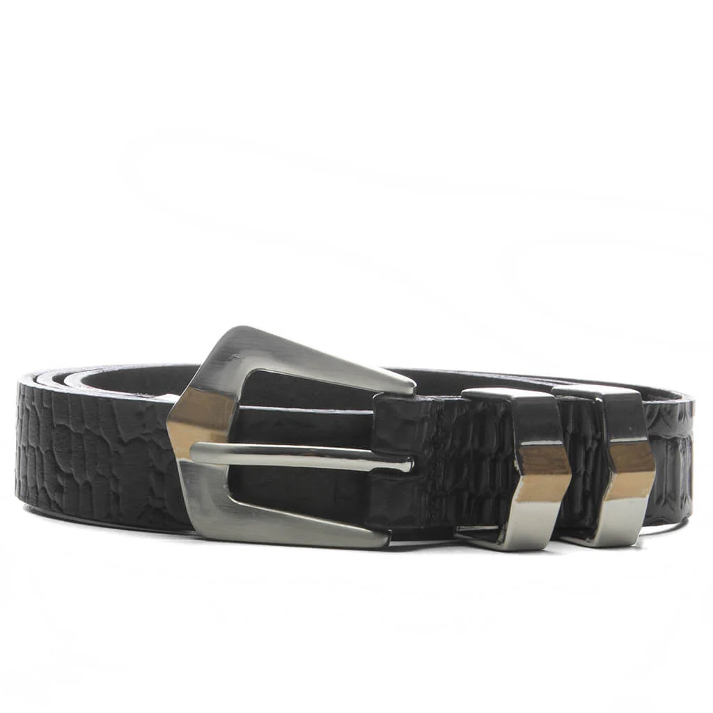 Butch Leather Belt - Black