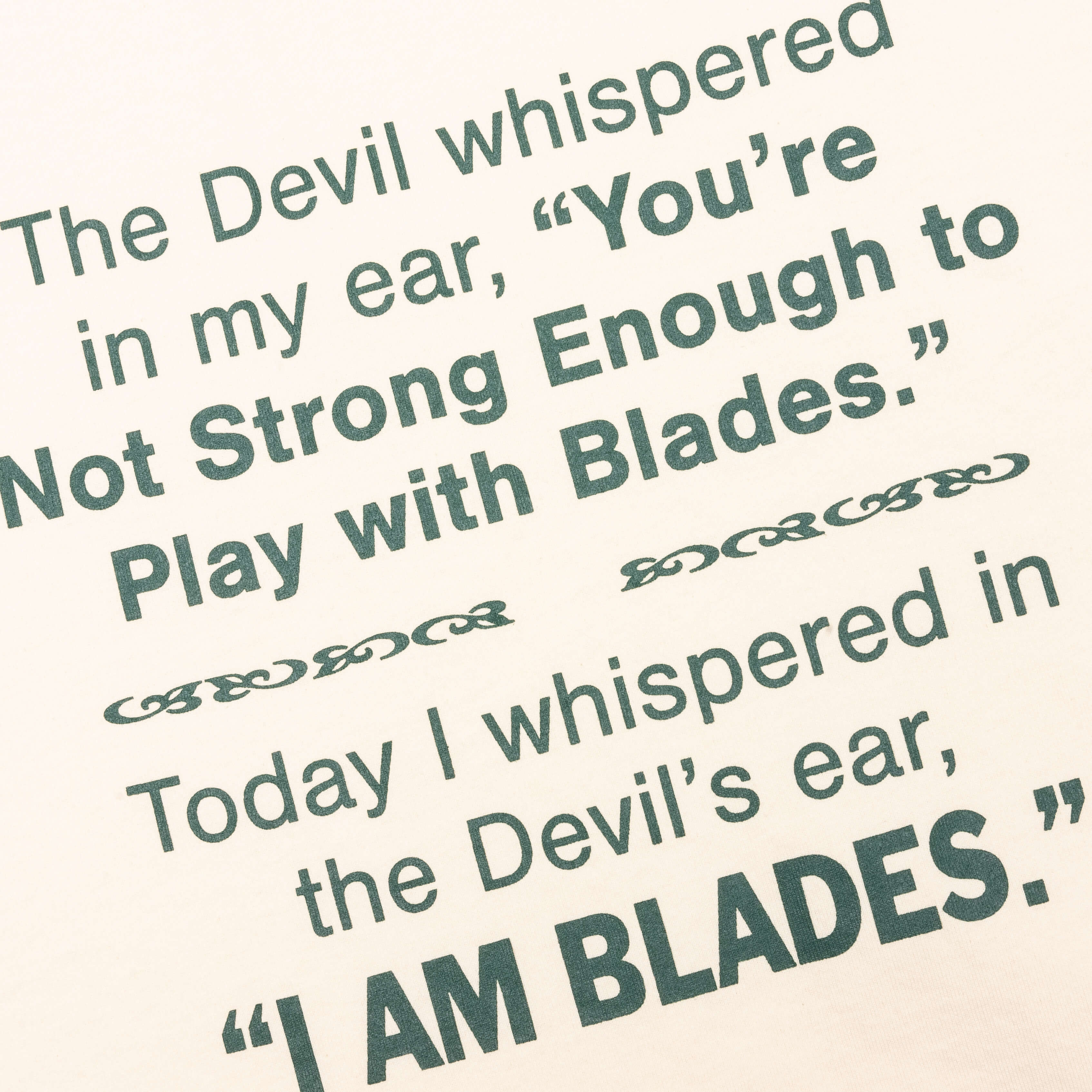 Devil Whispered T-Shirt - Bone - Image 4