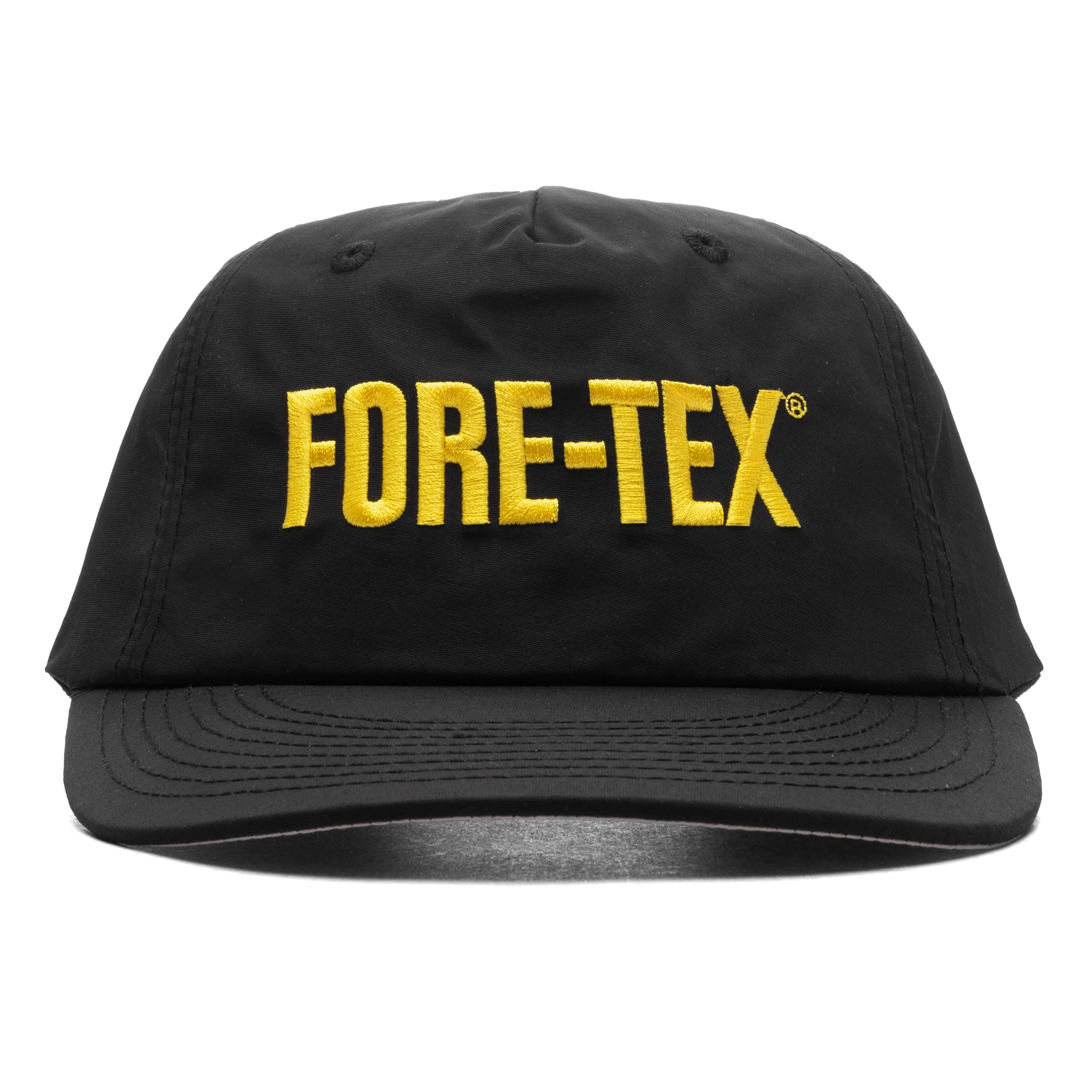 Fore-Tex 5-Panel Snapback Hat - Black