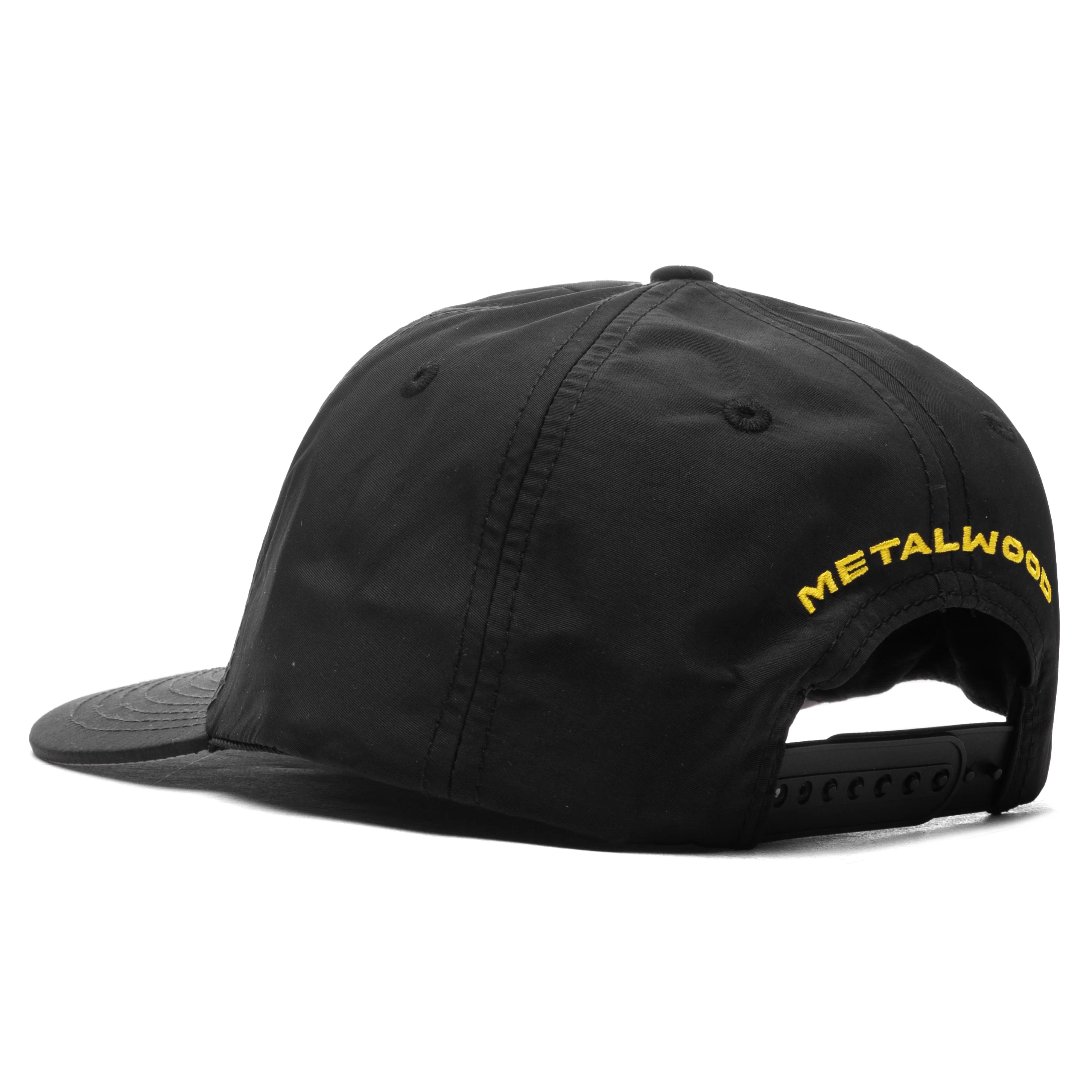 Fore-Tex 5-Panel Snapback Hat - Black - Image 4