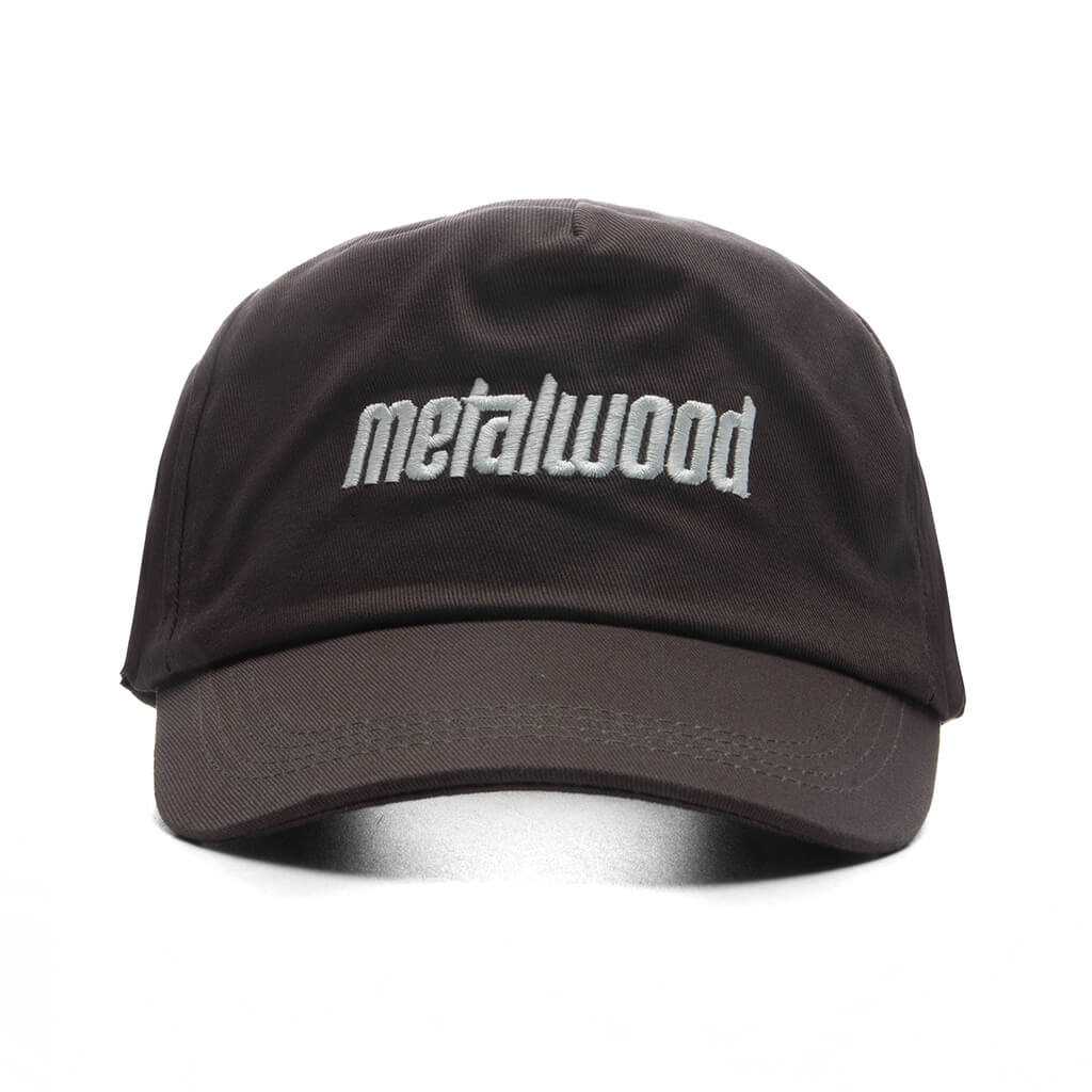 Metal Logo 5-Panel Hat - Brown