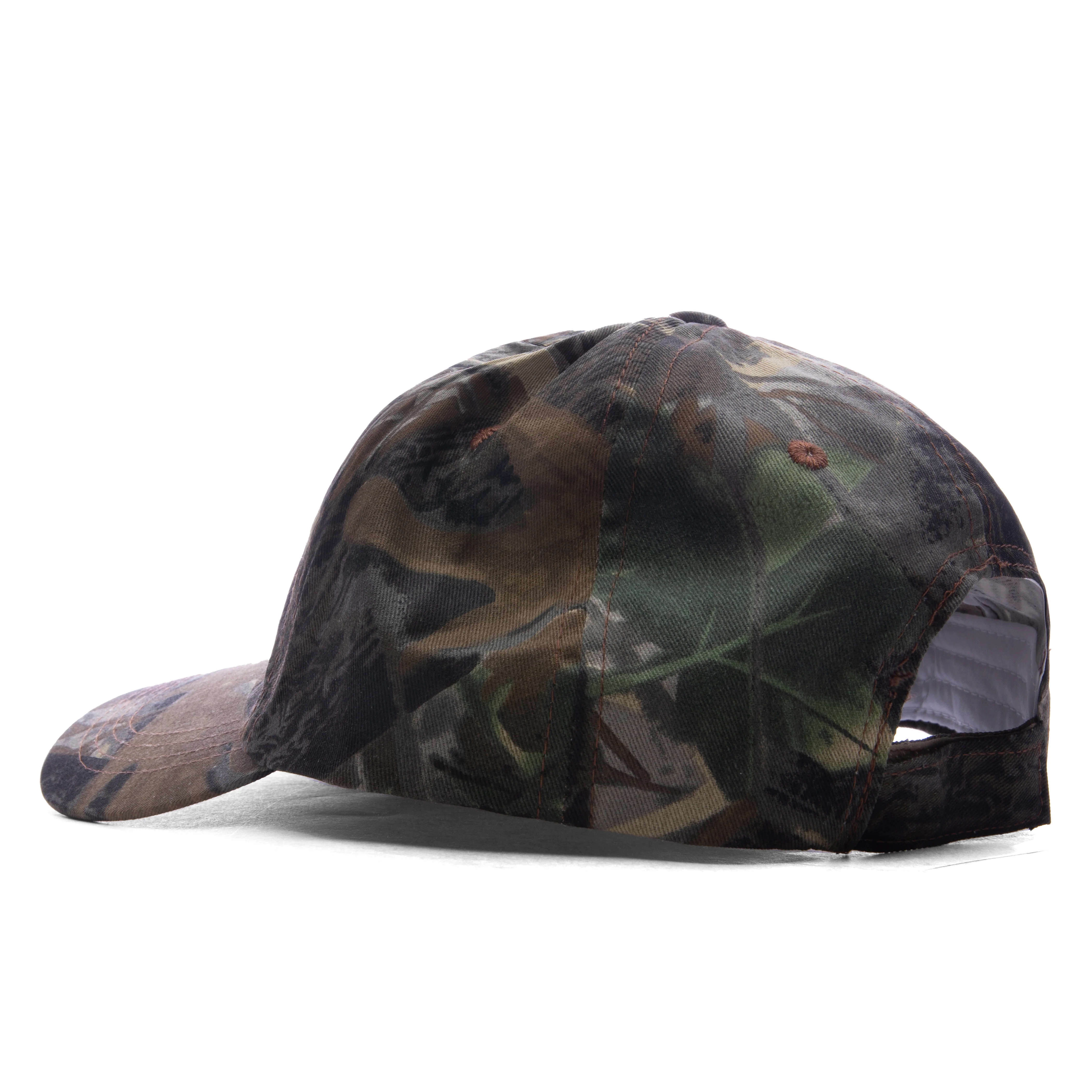 Metal Logo 5-Panel Hat - Real Leaf Camo - Image 4