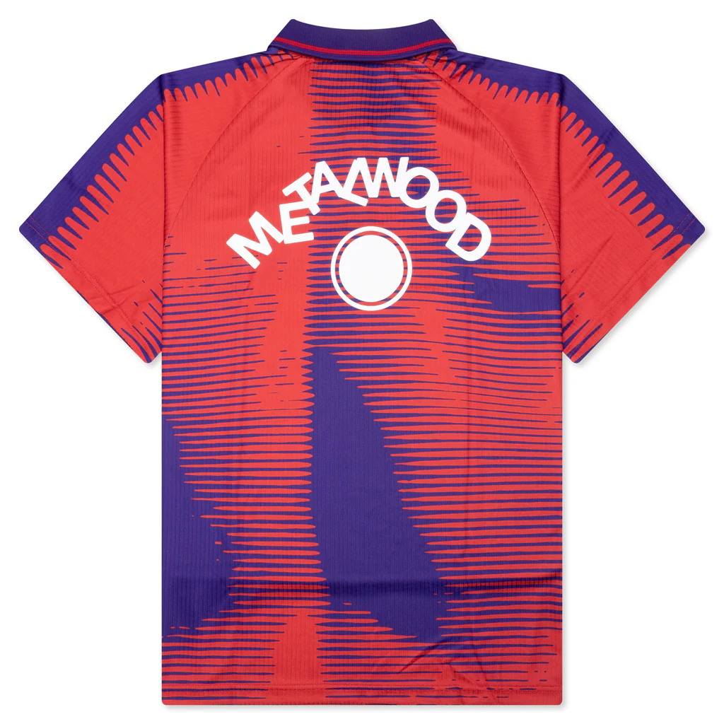 Metalwood x Maxfli Statue Polo - Pomegranate - Image 2