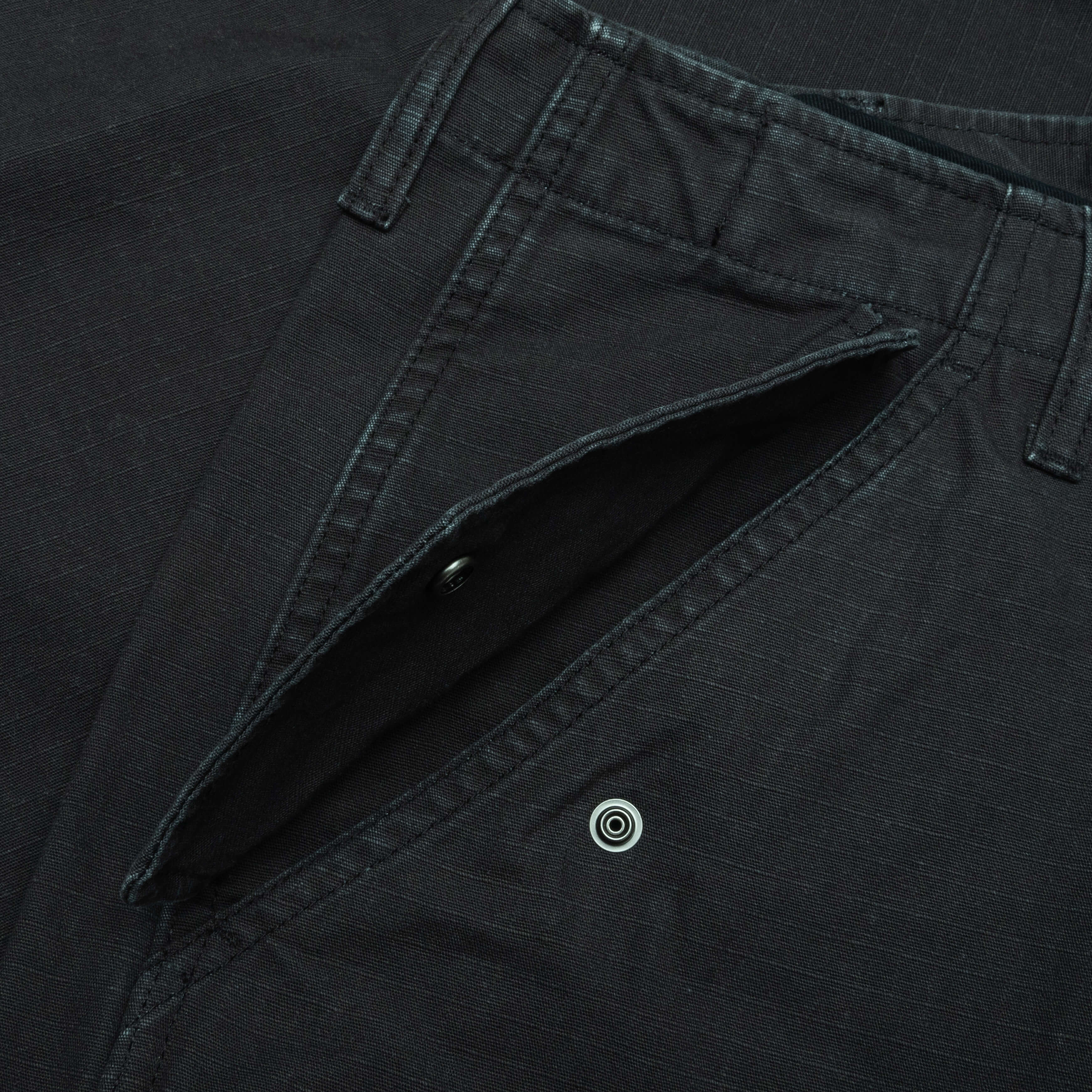 Military Cargo Pant Ripstop - Black - Image 3