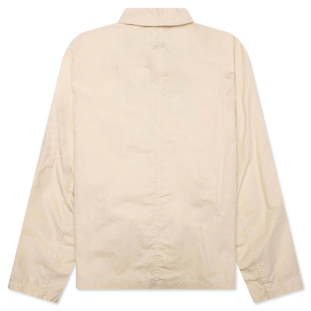 Military L/S Over Shirt - Bone - Image 2