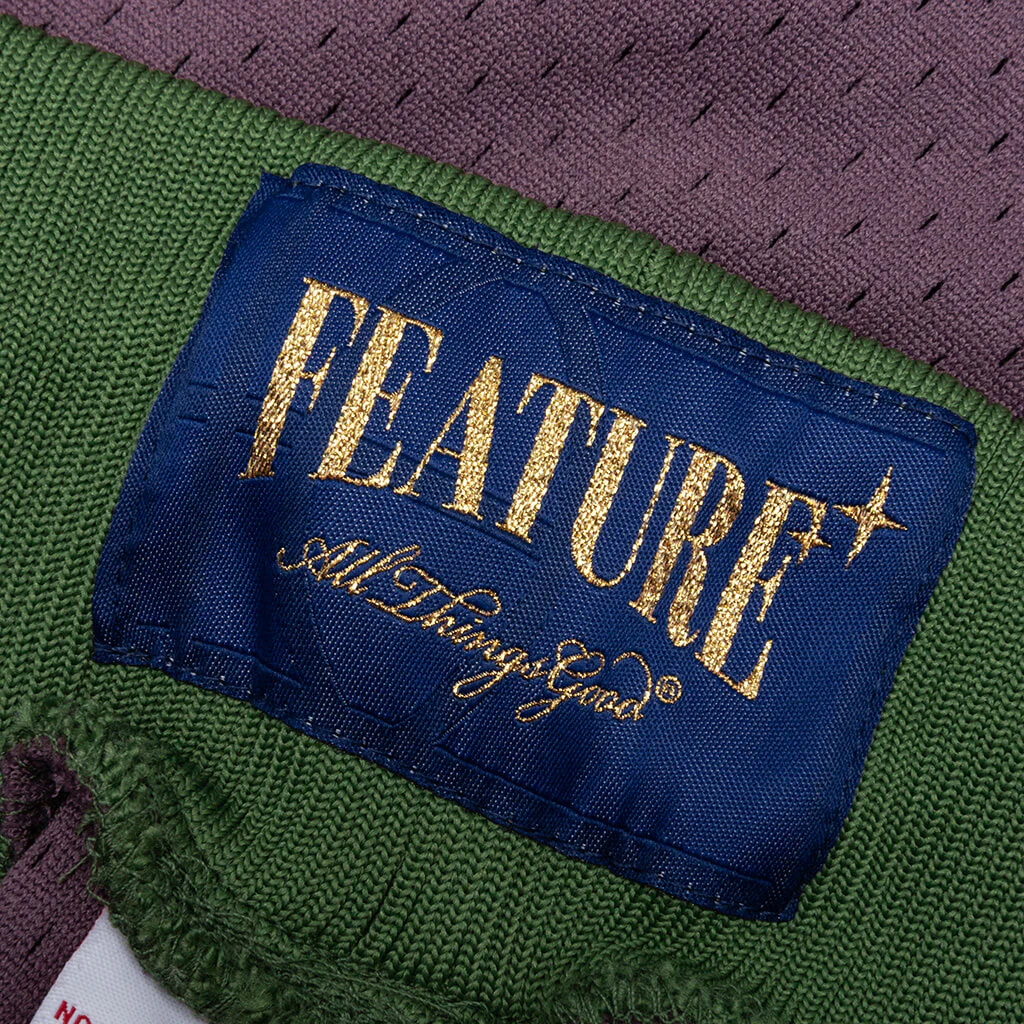 Feature x Mitchell & Ness Shorts - Purple - Image 5