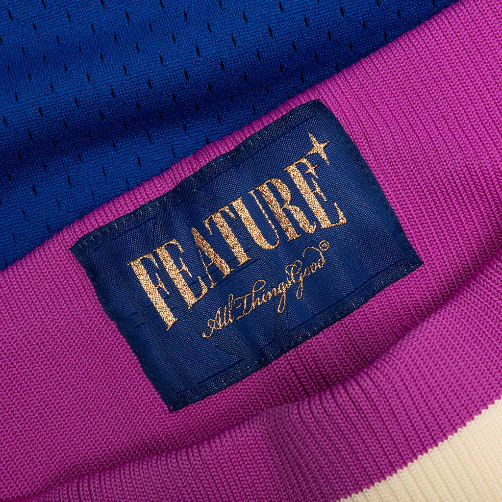 Feature x Mitchell & Ness Shorts - Blue - Image 5