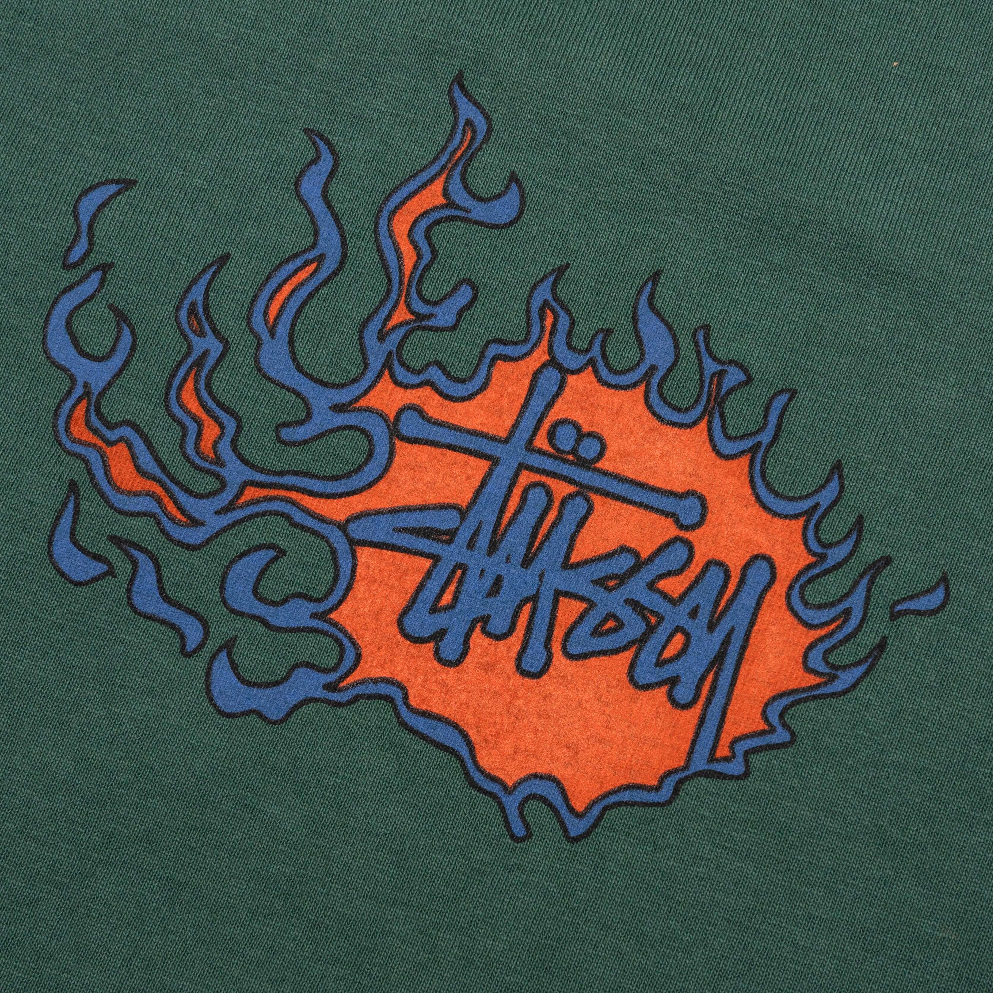 Mosaic Dragon Pigment Dyed Tee - Forest - Image 3