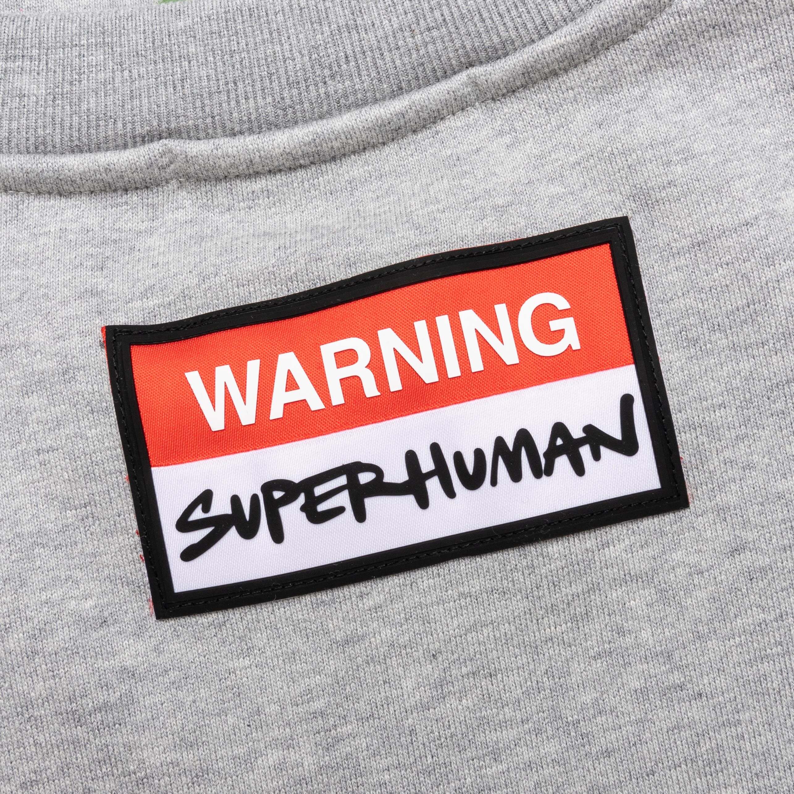 Oversized Planet Crewneck - Heather Grey - Image 5