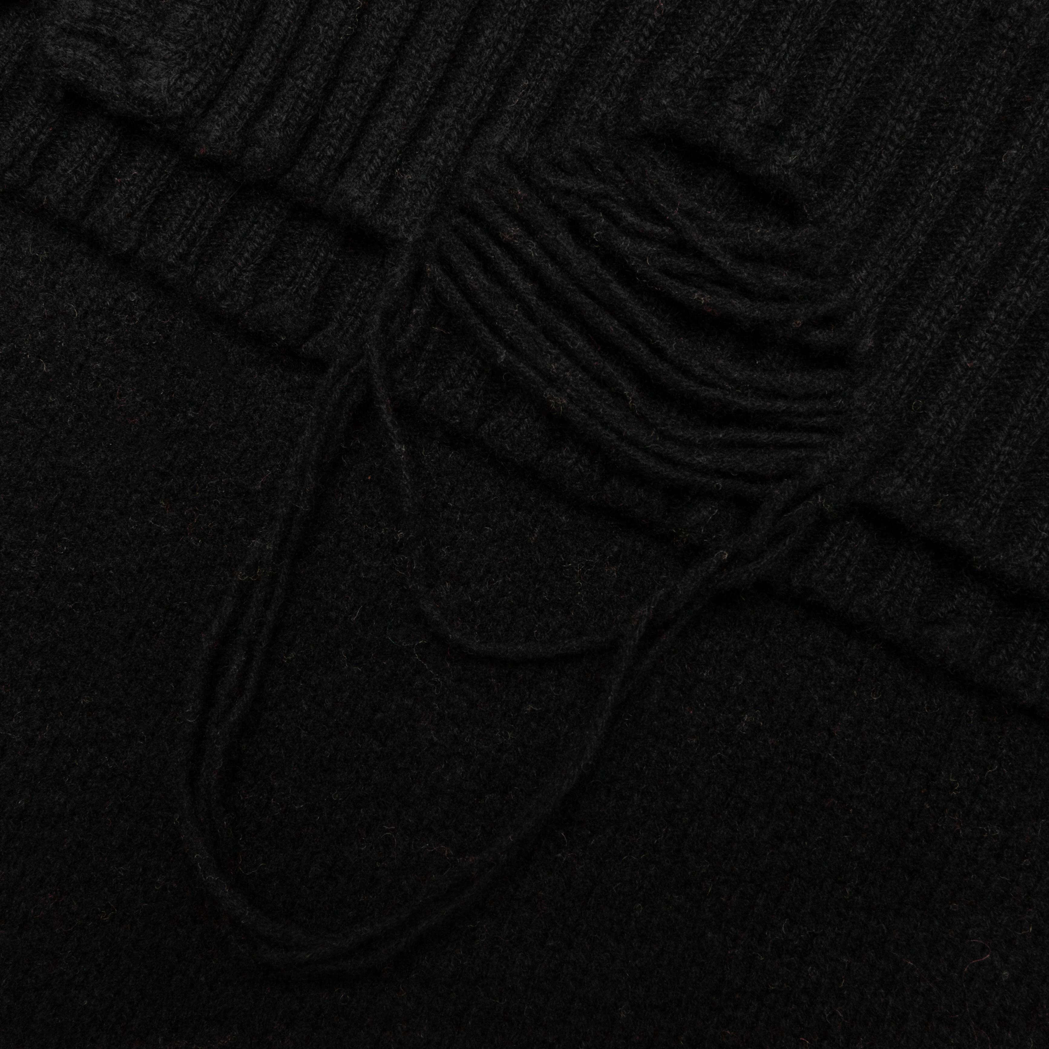 Oversize Cardigan - Black - Image 4